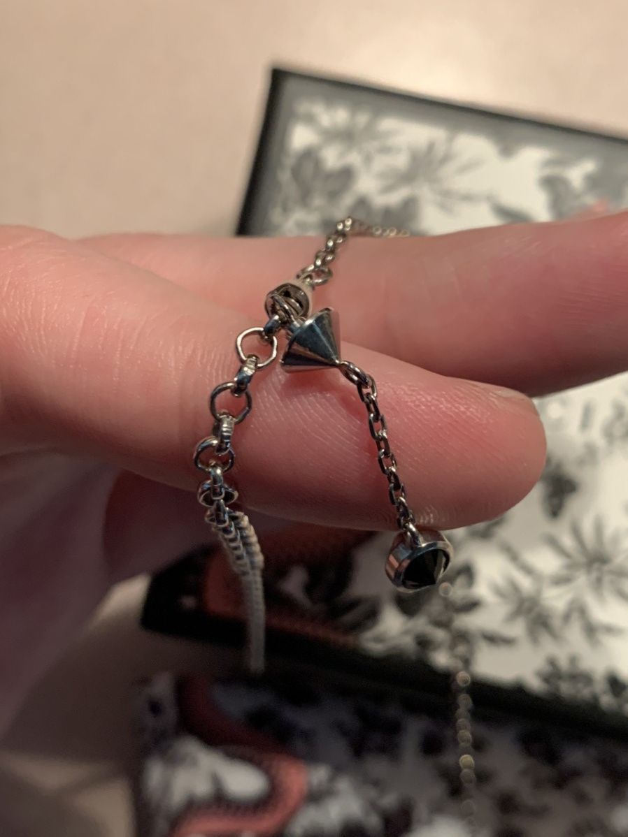 Gucci × Sterling Silver *RARE* Gucci Bosco Sterling Silver Enamel Necklace Size ONE SIZE - 6 Thumbnail