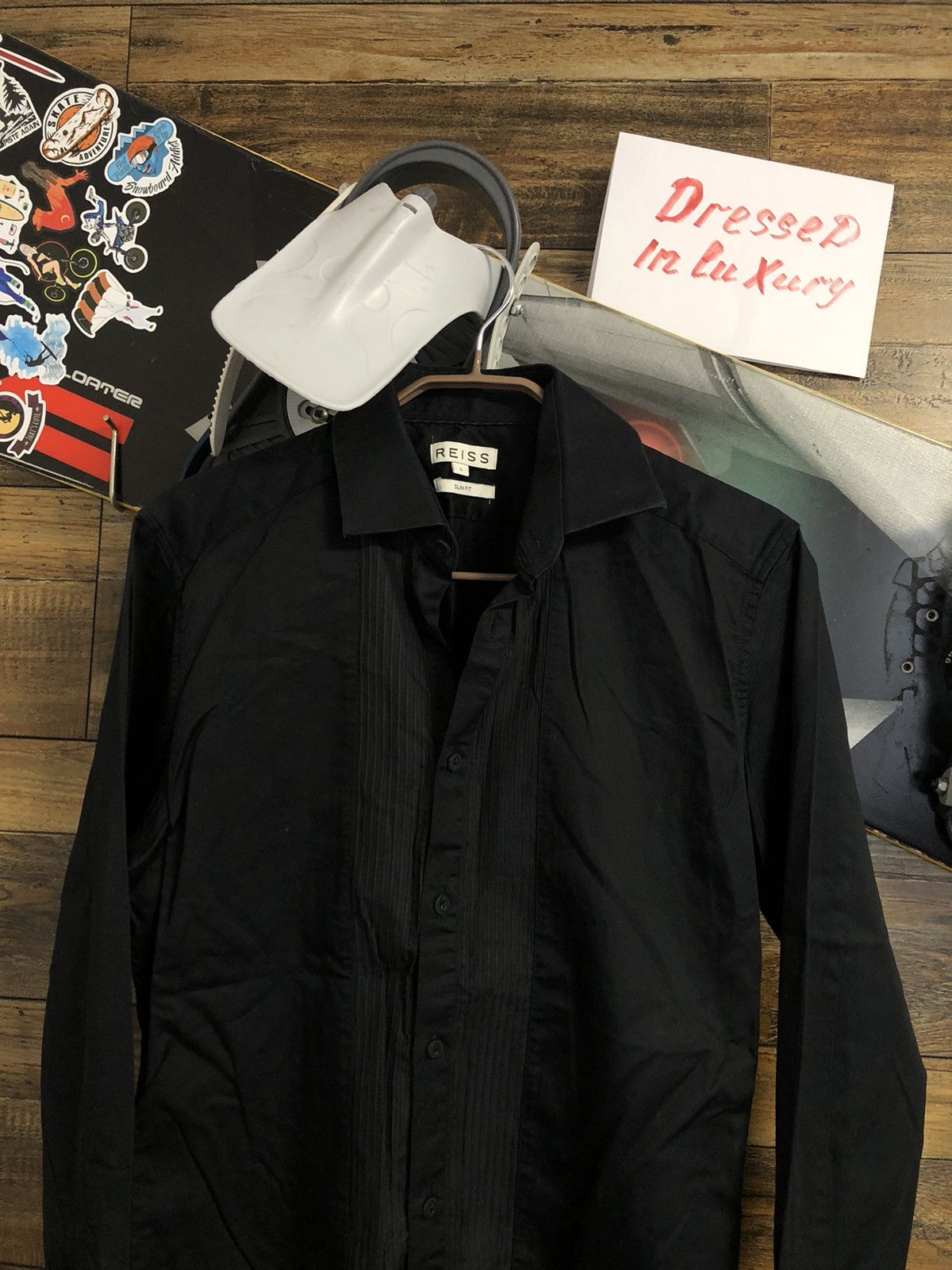Reiss × Vintage REISS shirt slim fit Size US S / EU 44-46 / 1 - 2 Thumbnail