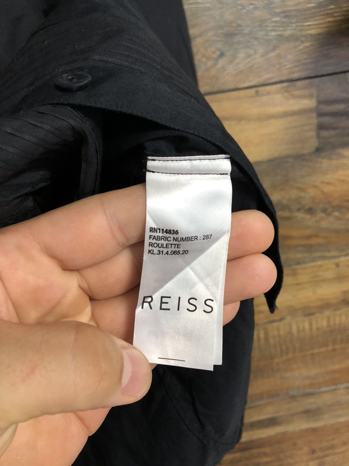 Reiss × Vintage REISS shirt slim fit Size US S / EU 44-46 / 1 - 9 Thumbnail