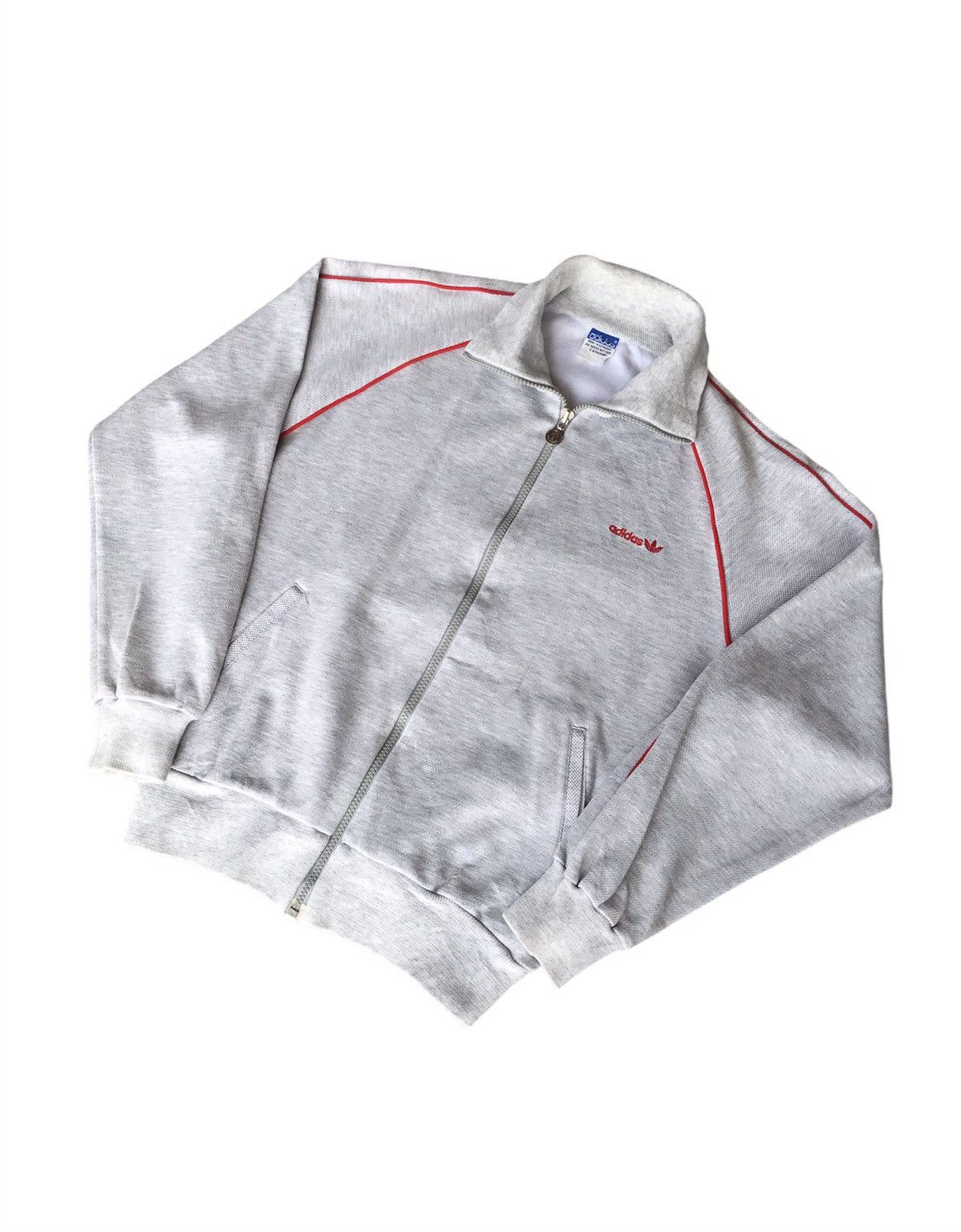 image of 70's 80's Adidas Descente Tracktop Size 3 in Grey, Men's