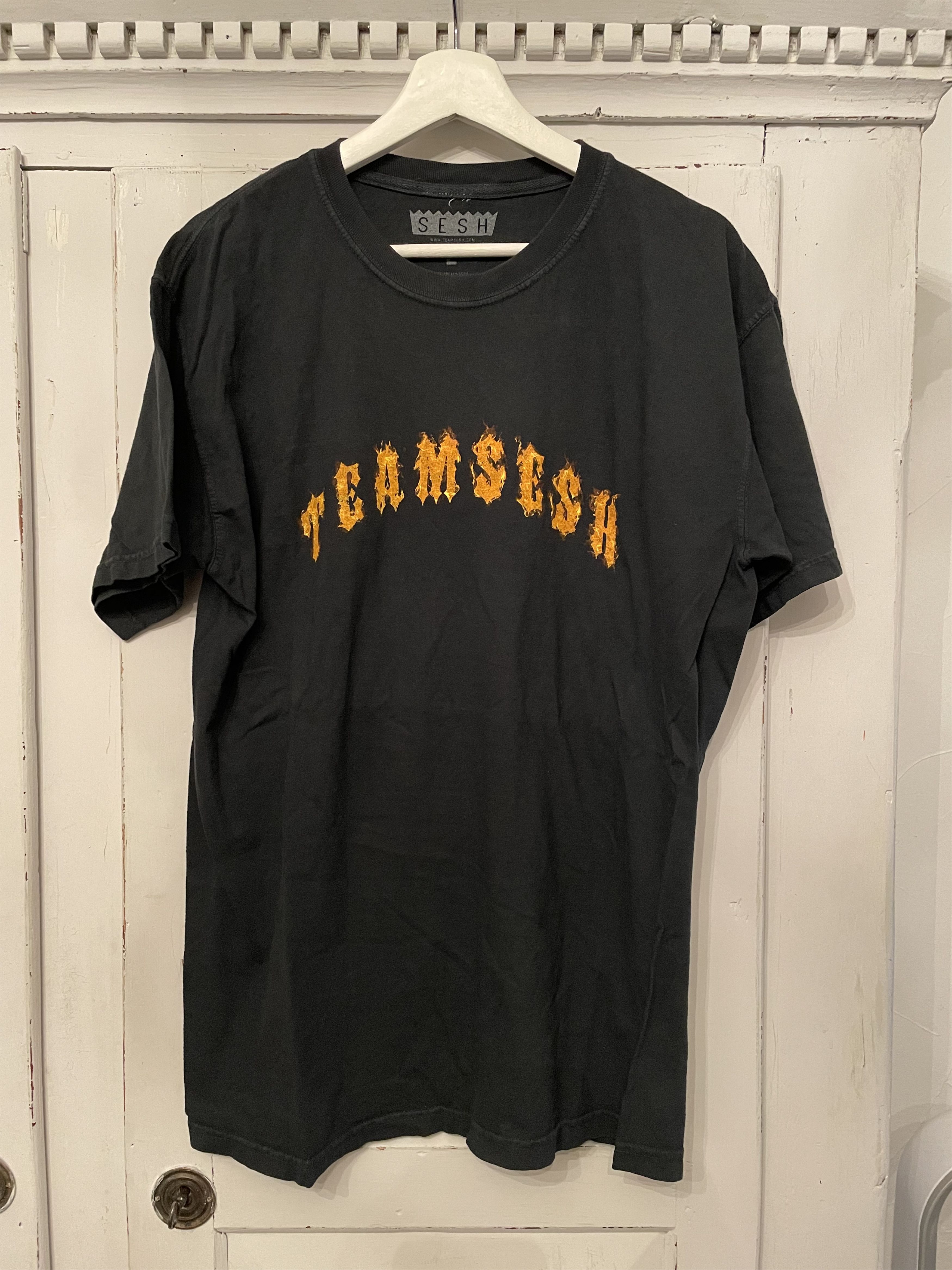 Sesh Teamsesh Bones Flame Tee Harley Davidson | Grailed