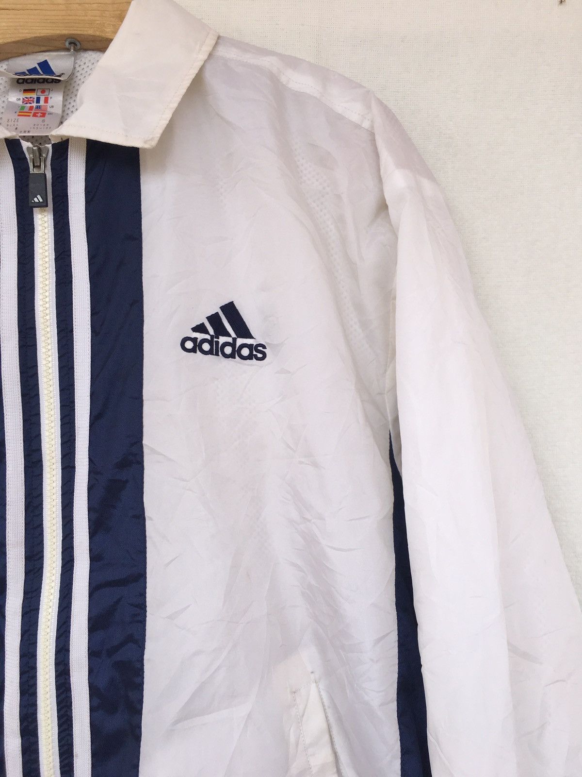 Adidas vintage adidas 90s windbreaker Size US S / EU 44-46 / 1 - 3 Thumbnail