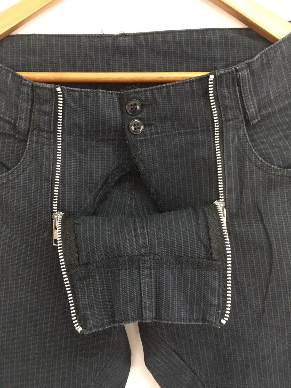 CABANE de ZUCCa stripe zipper pant Size US 30 / EU 46 - 8 Thumbnail
