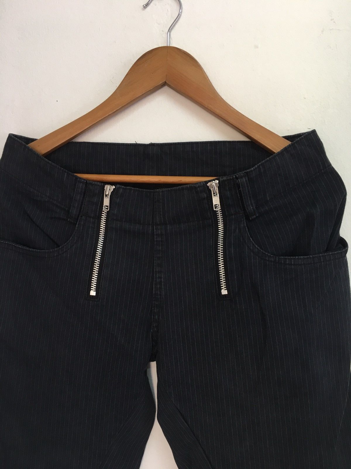 CABANE de ZUCCa stripe zipper pant Size US 30 / EU 46 - 2 Thumbnail