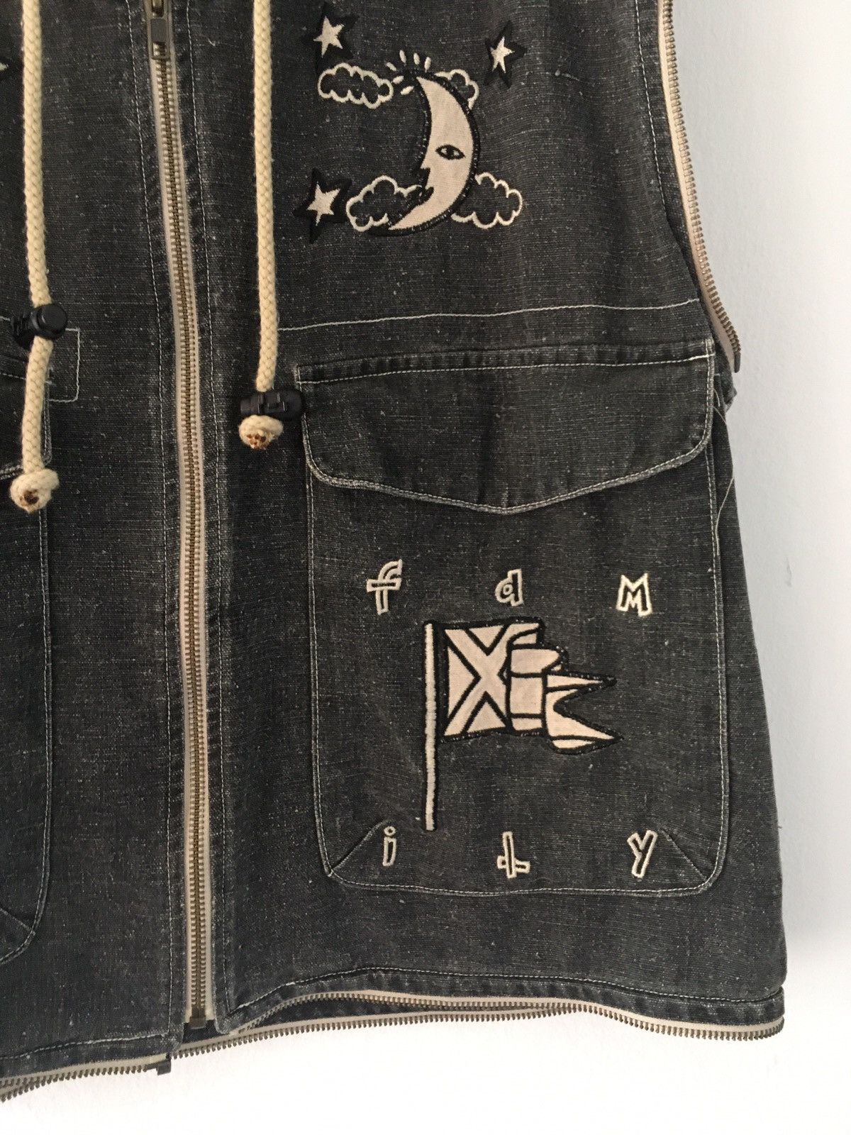 Japanese Brand denim vest Size US L / EU 52-54 / 3 - 5 Thumbnail