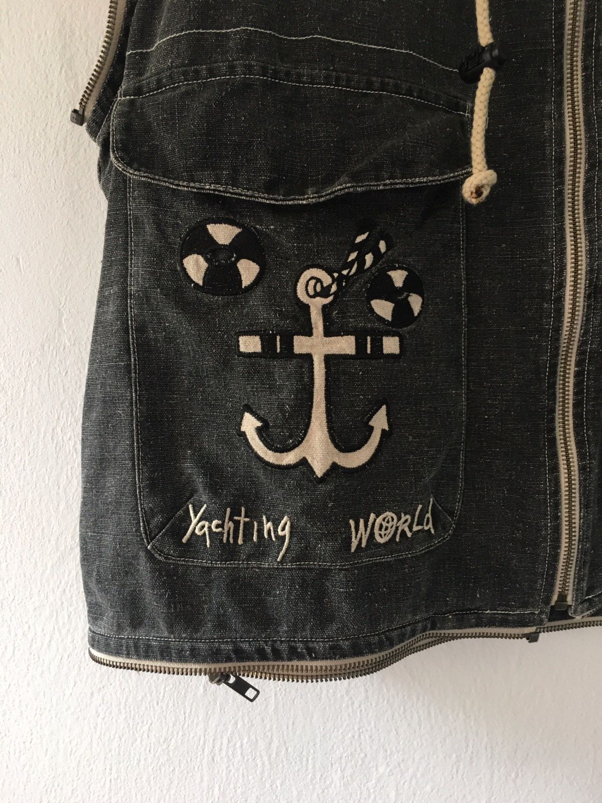 Japanese Brand denim vest Size US L / EU 52-54 / 3 - 4 Thumbnail