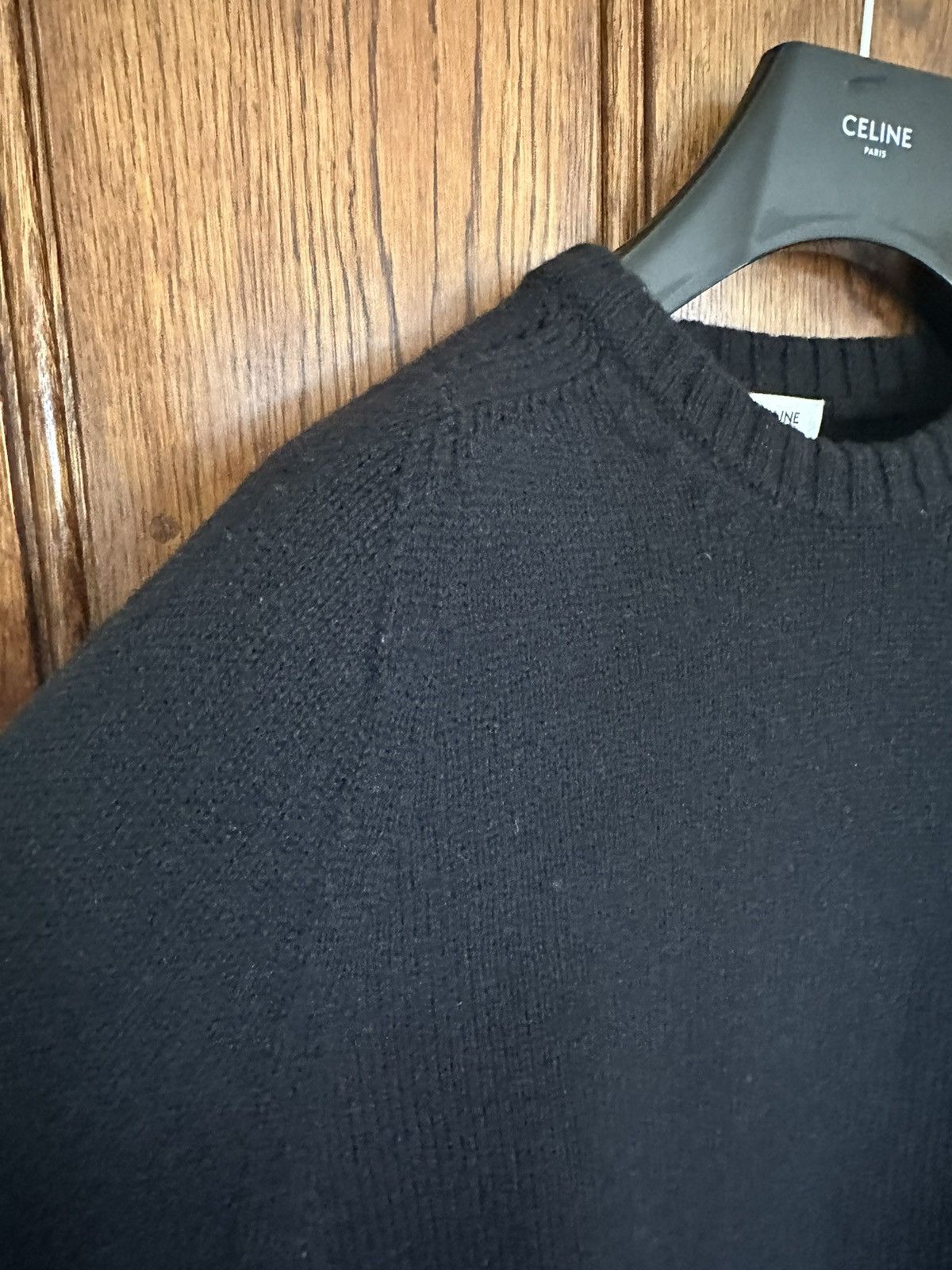 Celine FW21 Celine Teen Knight Poem Life star sweater Hedi Slimane Size US M / EU 48-50 / 2 - 14 Thumbnail