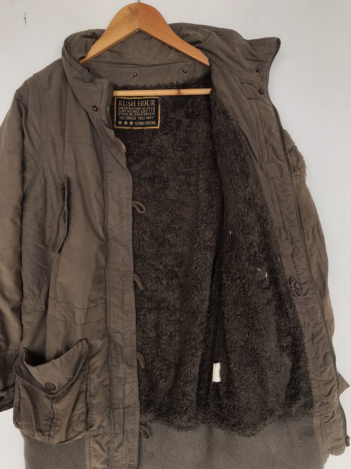 If Six Was Nine × Le Grande Bleu (L.G.B.) Rush Hour Parka Military Army Tactical Jacket Sherpa Lining Size M / US 6-8 / IT 42-44 - 3 Thumbnail