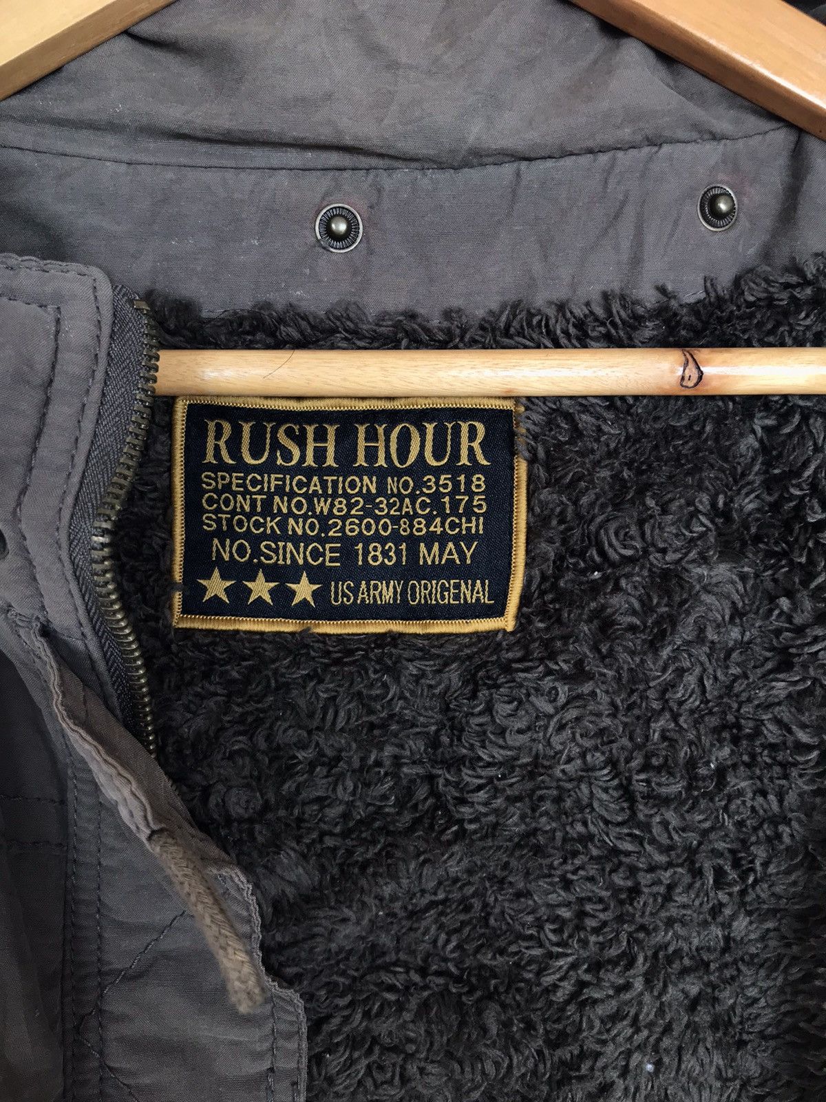 If Six Was Nine × Le Grande Bleu (L.G.B.) Rush Hour Parka Military Army Tactical Jacket Sherpa Lining Size M / US 6-8 / IT 42-44 - 2 Thumbnail