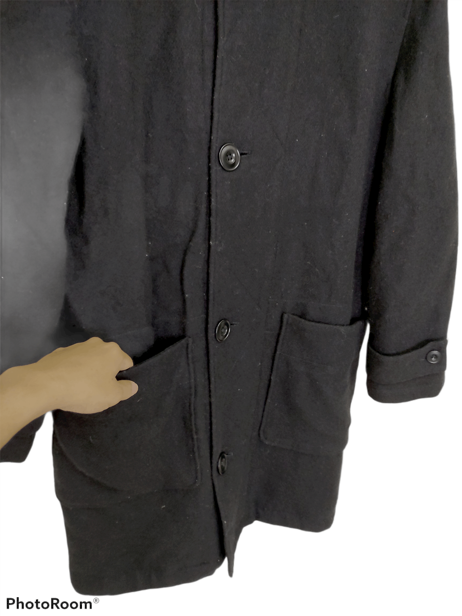 Japanese Brand × Lemaire × Uniqlo Uniqlo X Lemaire Wool Long Jacket With Hoodie Size US S / EU 44-46 / 1 - 9 Thumbnail