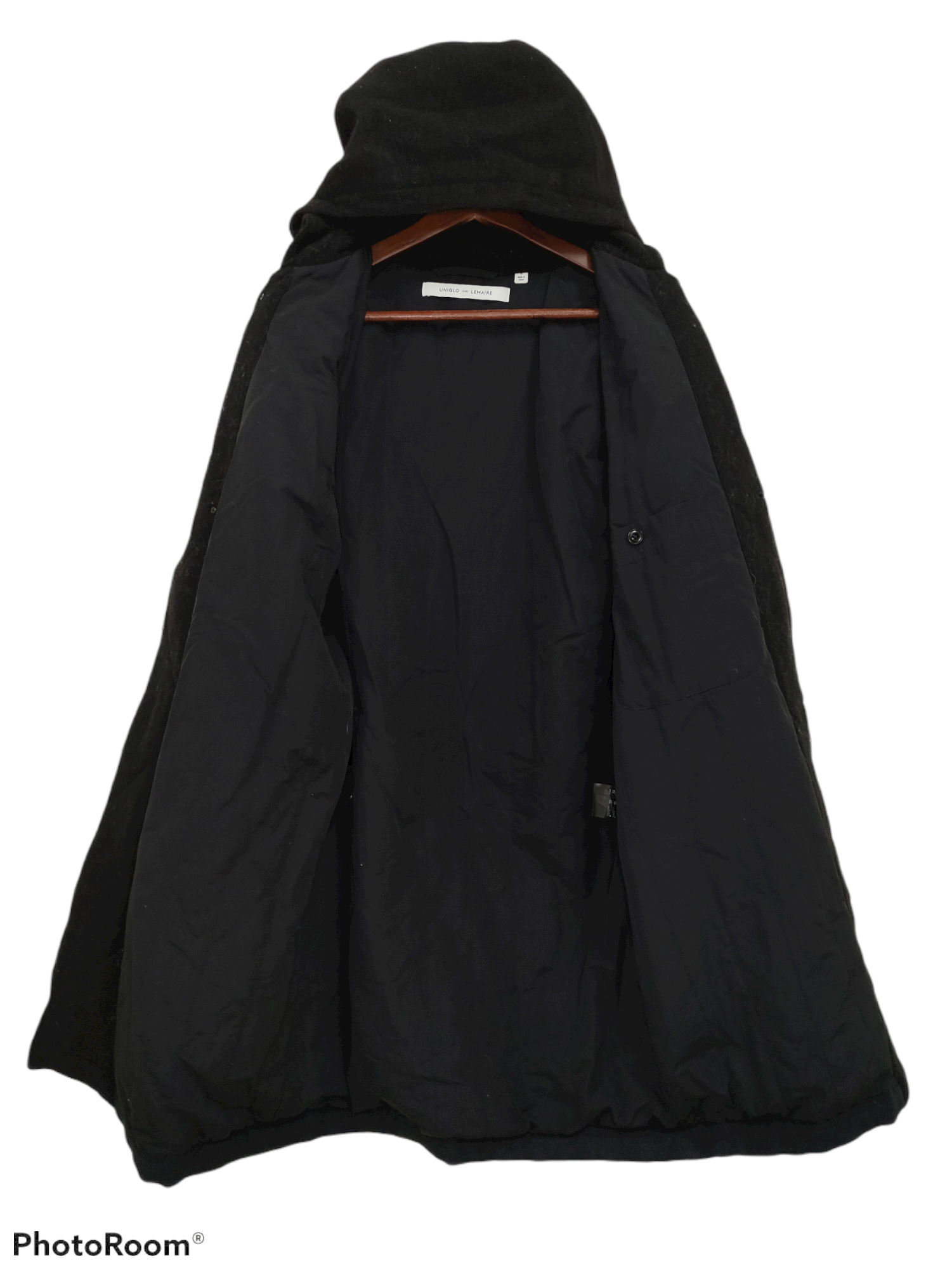 Japanese Brand × Lemaire × Uniqlo Uniqlo X Lemaire Wool Long Jacket With Hoodie Size US S / EU 44-46 / 1 - 8 Thumbnail