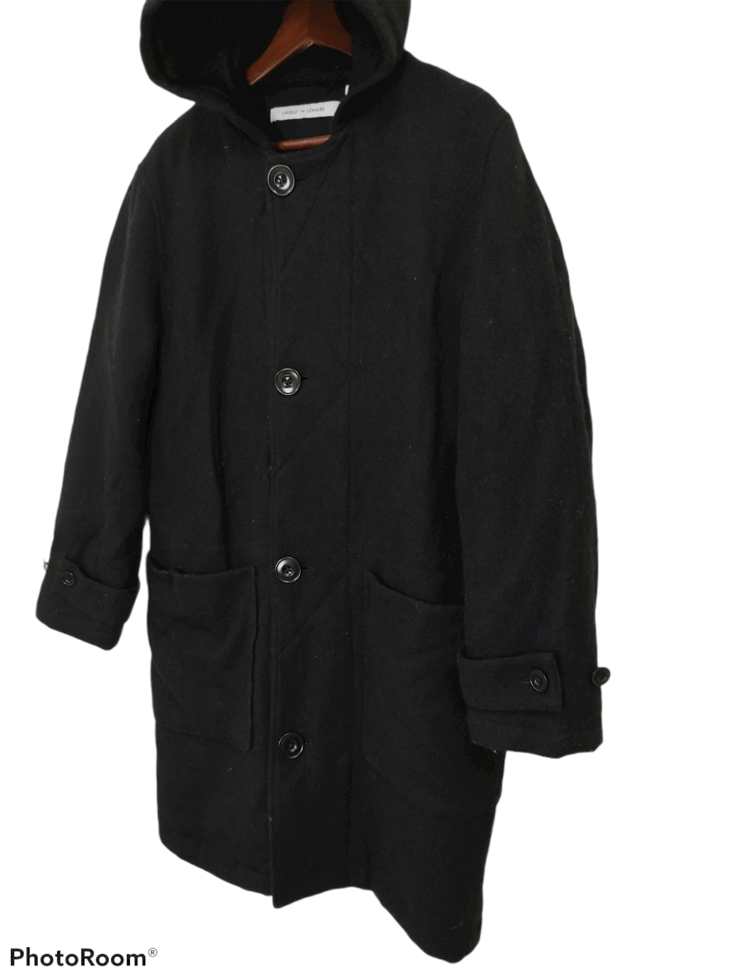 Japanese Brand × Lemaire × Uniqlo Uniqlo X Lemaire Wool Long Jacket With Hoodie Size US S / EU 44-46 / 1 - 3 Thumbnail