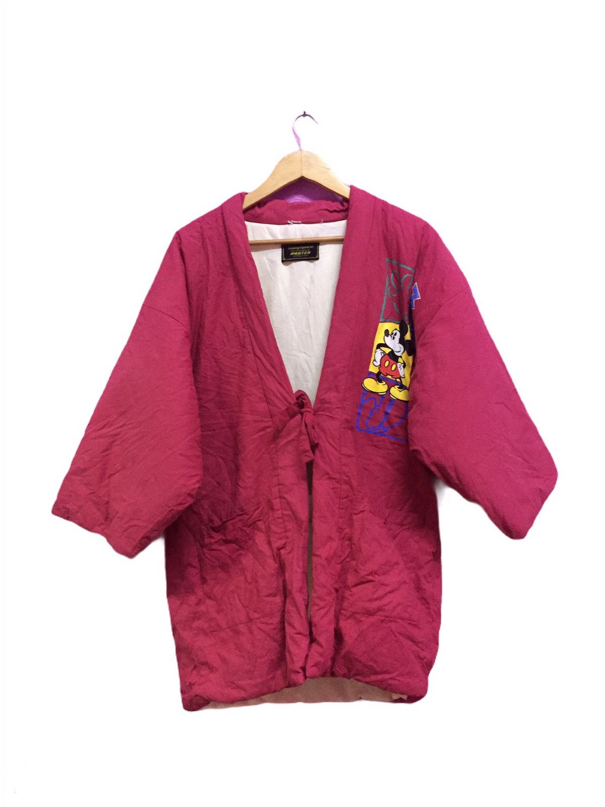 Disney Vintage Mickey Mouse Kimono Size 38L - 2 Thumbnail