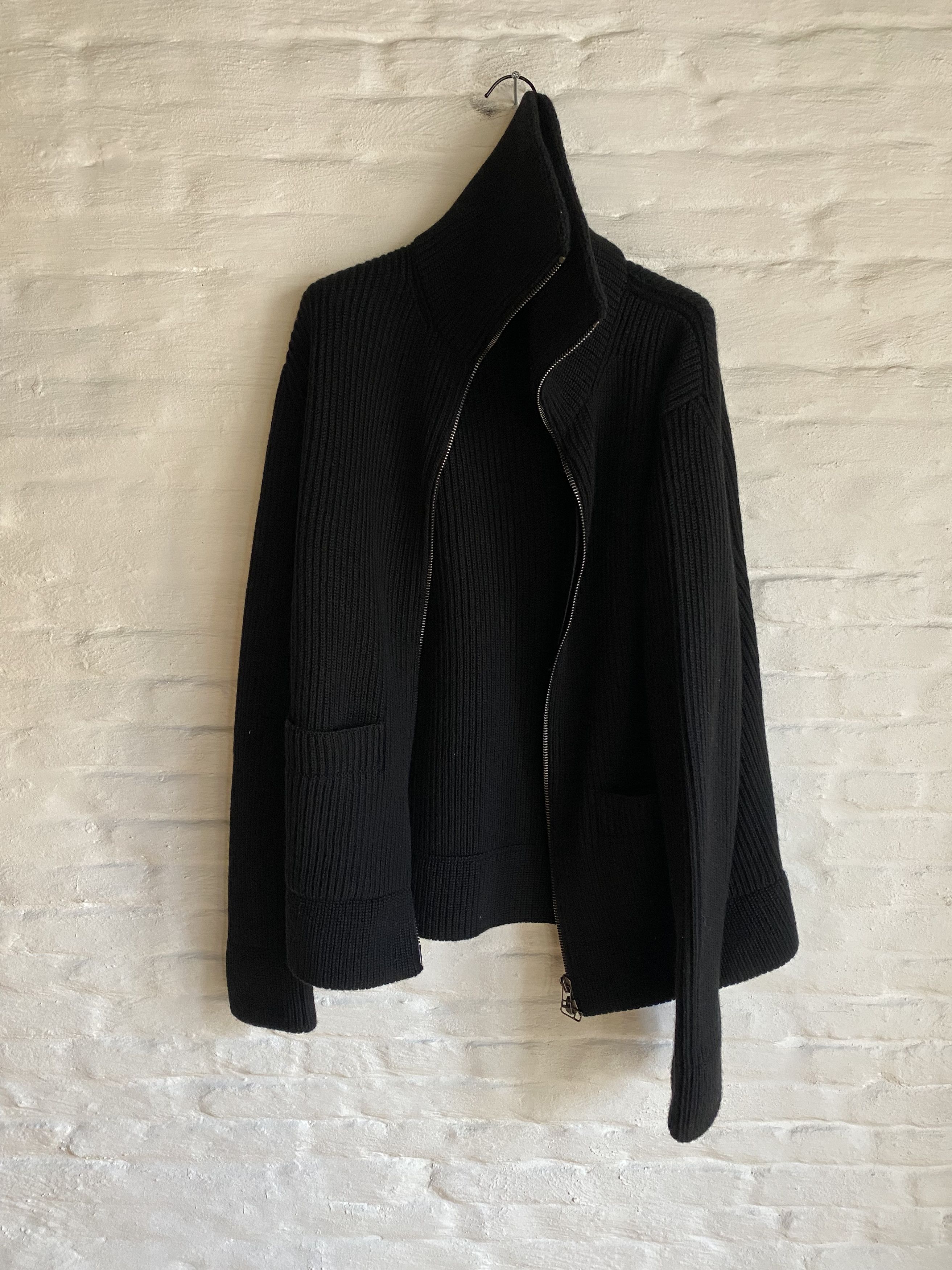 Haider Ackermann 1500EURO Zip Heavy Sweater Size US L / EU 52-54 / 3 - 1 Thumbnail