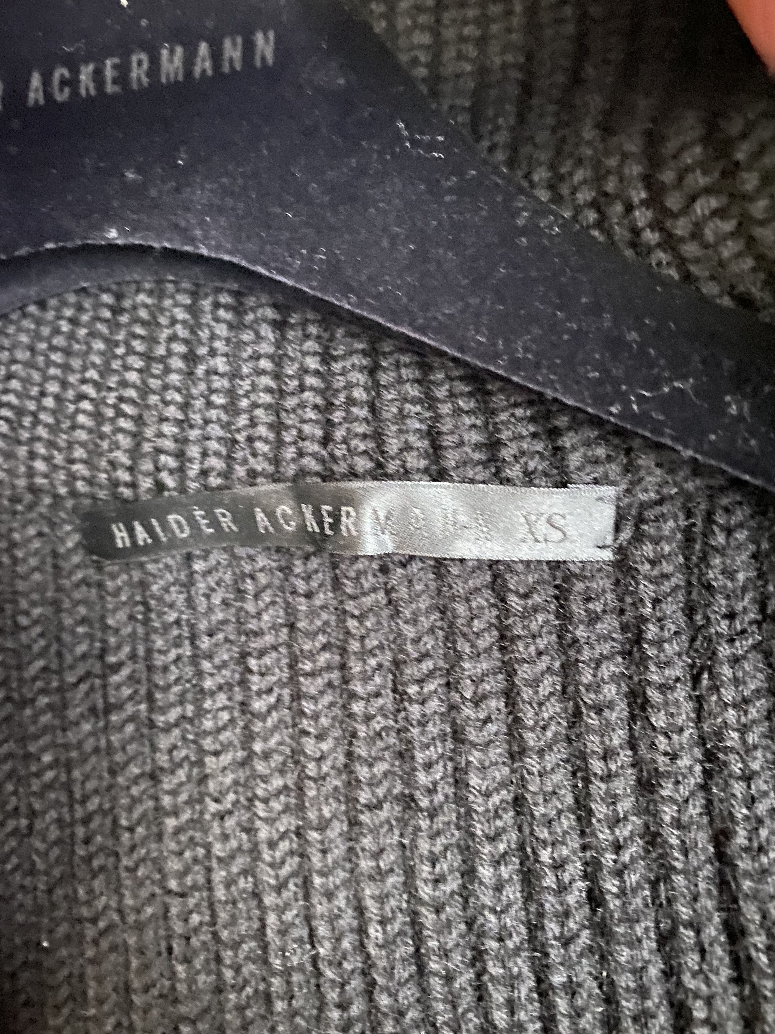 Haider Ackermann 1500EURO Zip Heavy Sweater Size US L / EU 52-54 / 3 - 6 Thumbnail