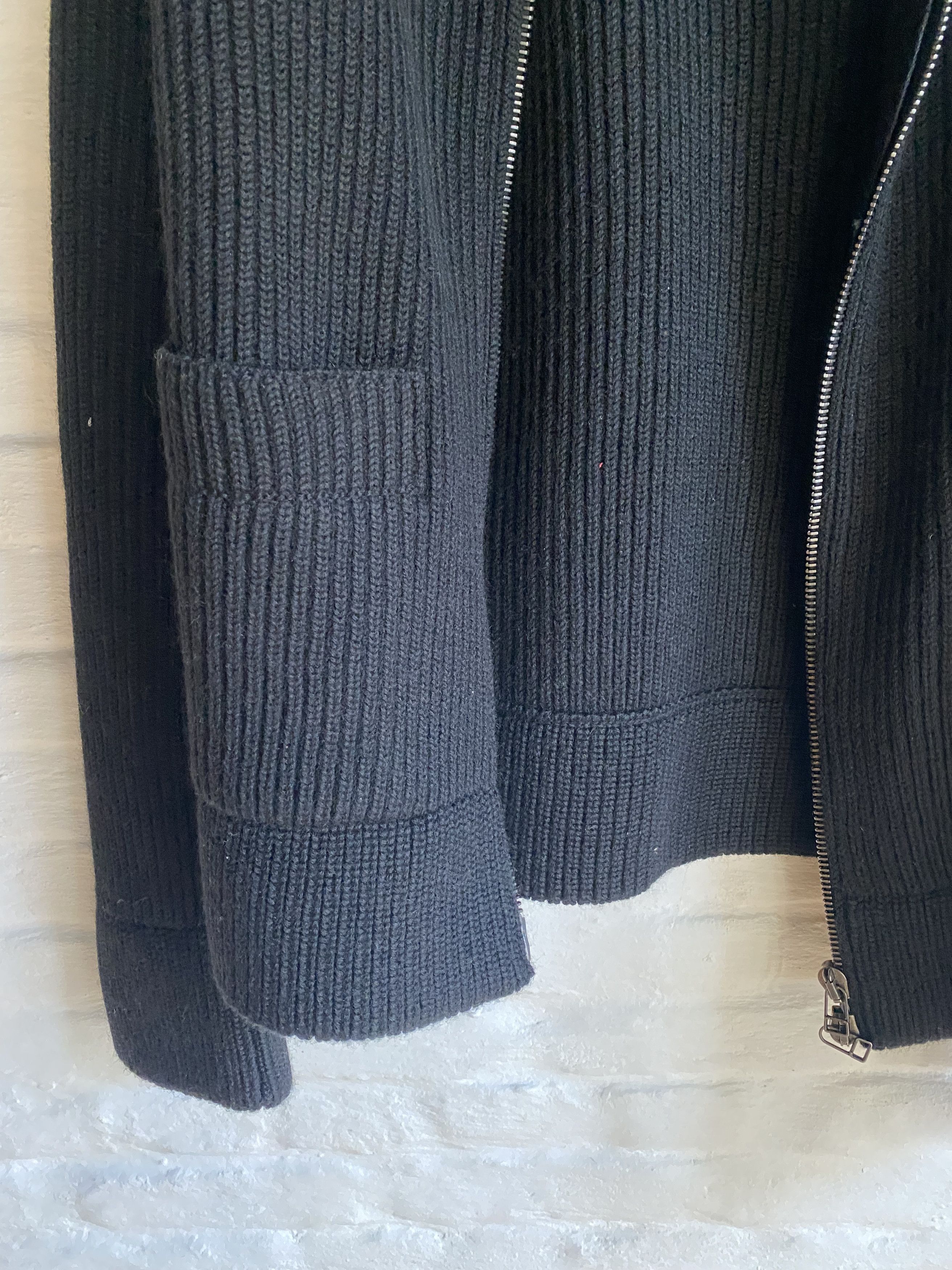 Haider Ackermann 1500EURO Zip Heavy Sweater Size US L / EU 52-54 / 3 - 3 Thumbnail