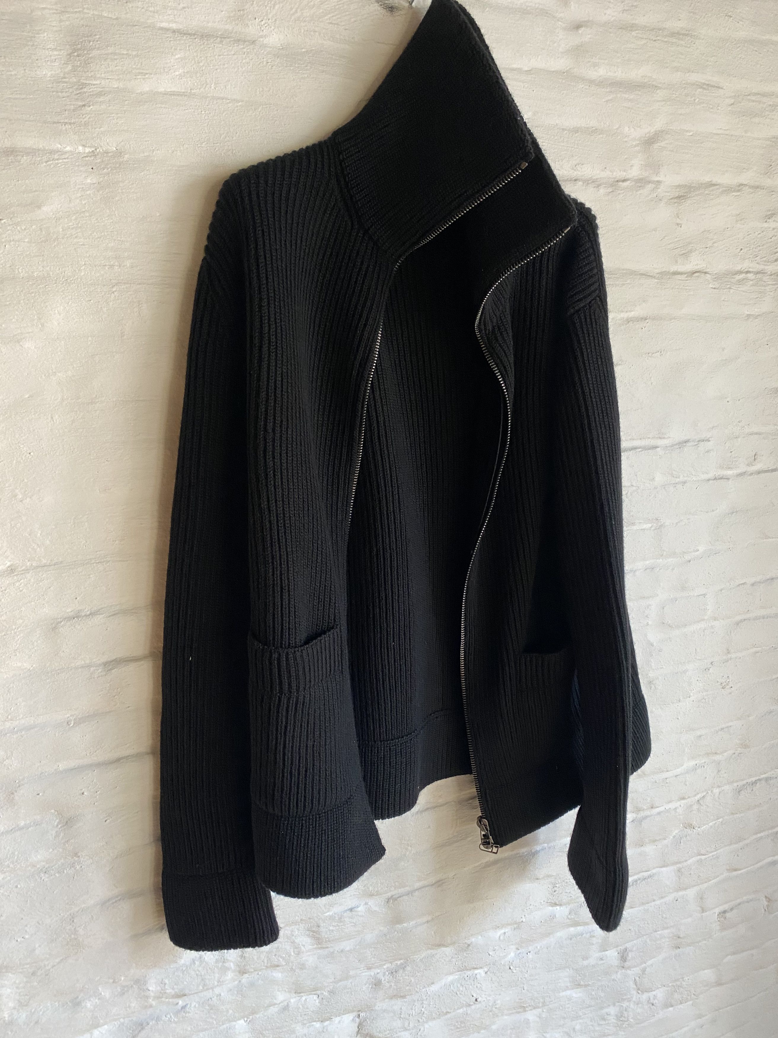 Haider Ackermann 1500EURO Zip Heavy Sweater Size US L / EU 52-54 / 3 - 2 Thumbnail