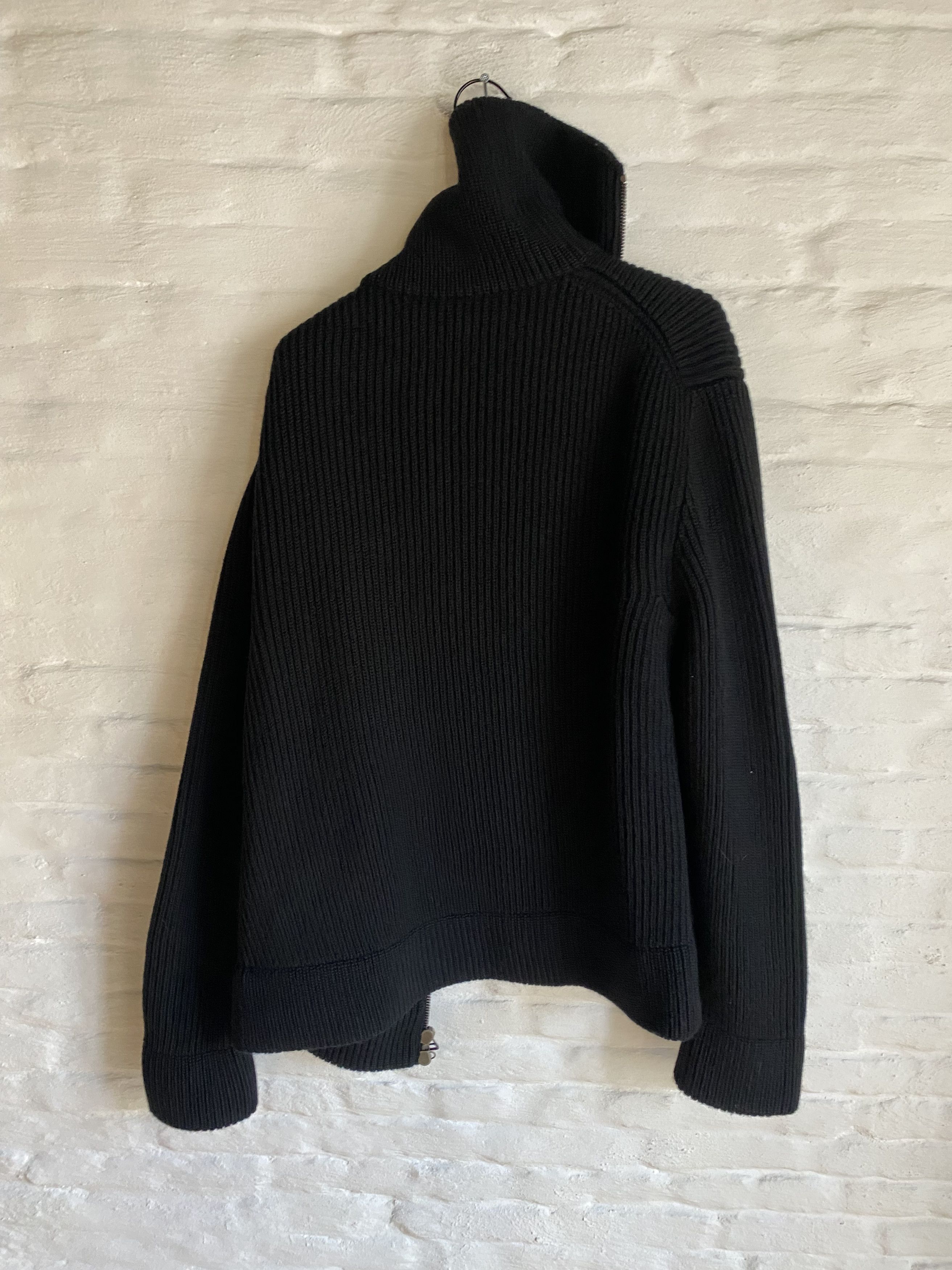Haider Ackermann 1500EURO Zip Heavy Sweater Size US L / EU 52-54 / 3 - 8 Thumbnail