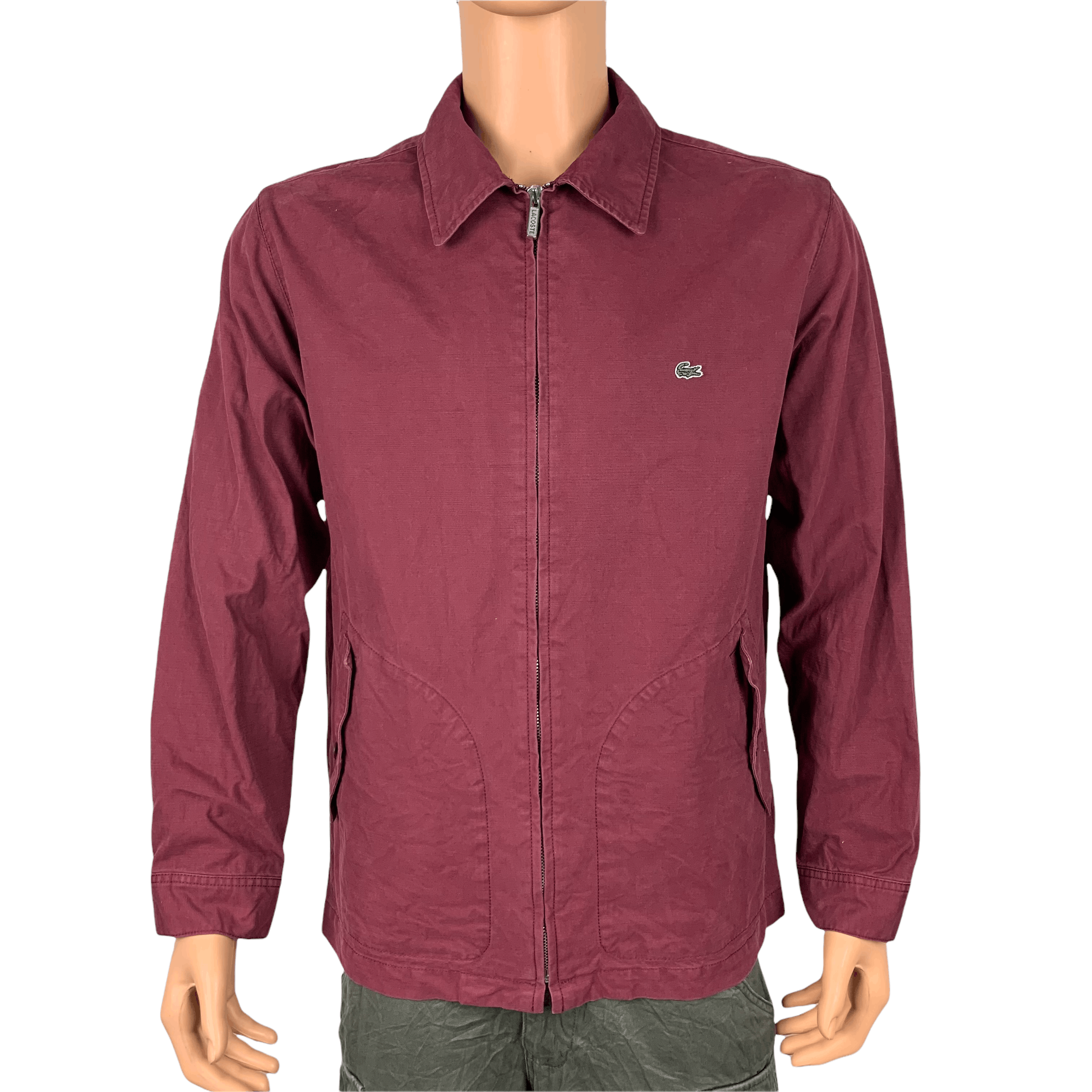 Lacoste Lacoste Made in Japan Maroon Casual Jacket #3595-126 Size US M / EU 48-50 / 2 - 2 Thumbnail