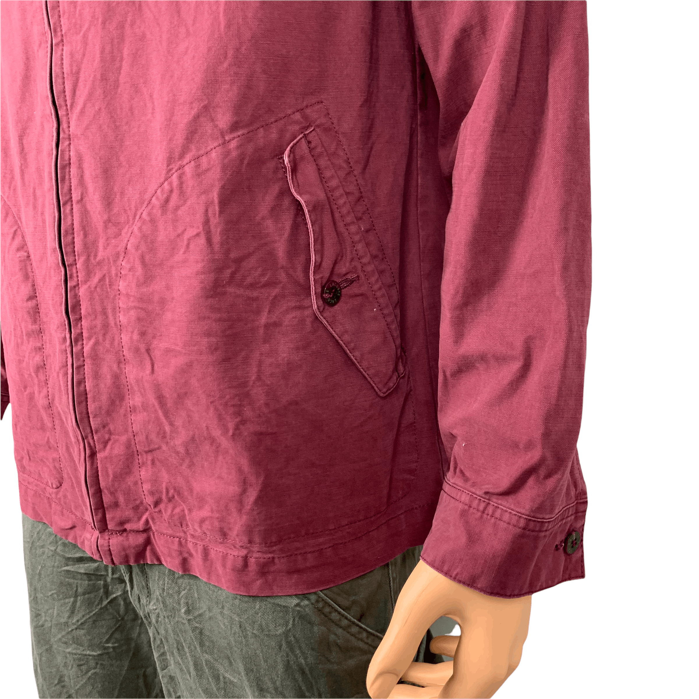 Lacoste Lacoste Made in Japan Maroon Casual Jacket #3595-126 Size US M / EU 48-50 / 2 - 6 Thumbnail