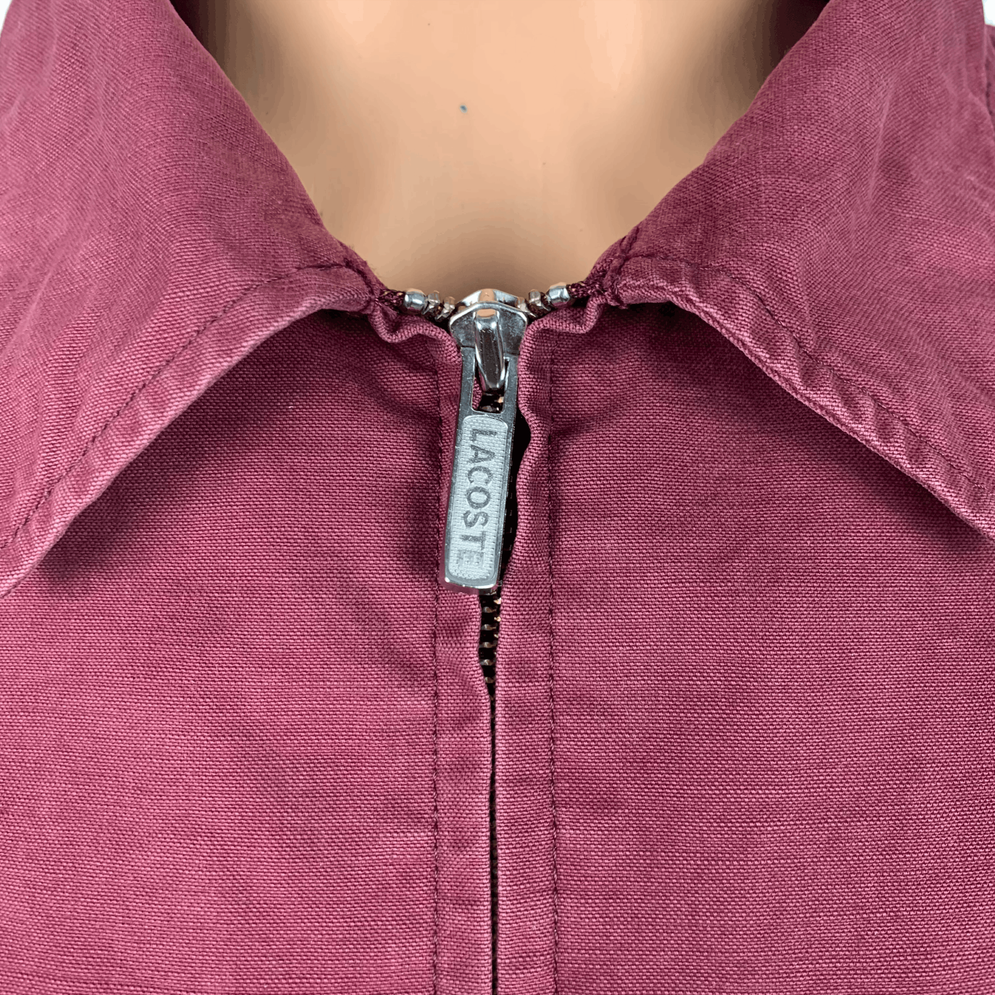 Lacoste Lacoste Made in Japan Maroon Casual Jacket #3595-126 Size US M / EU 48-50 / 2 - 4 Thumbnail