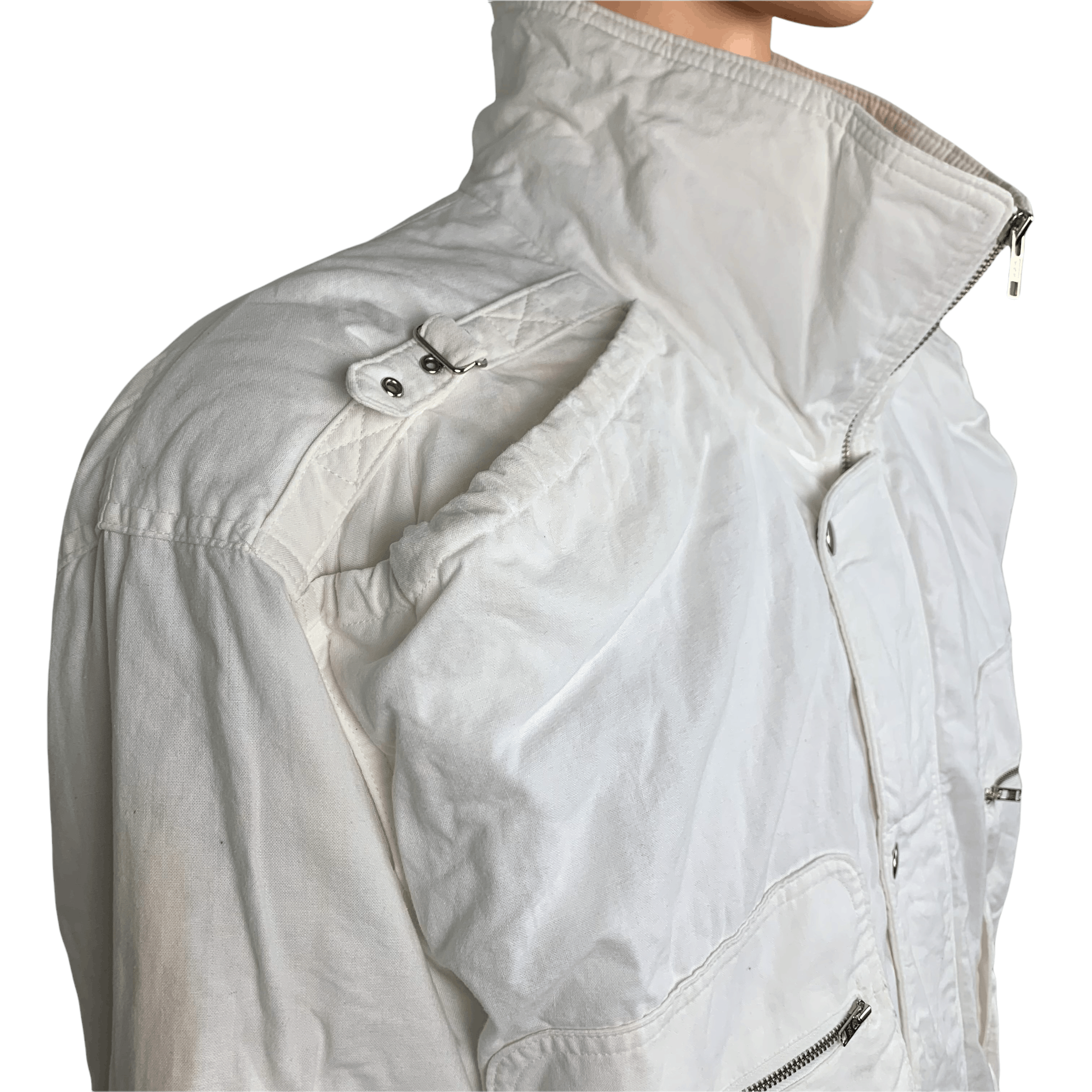 Japanese Brand York Reine White Jacket #3578-126 Size US M / EU 48-50 / 2 - 7 Thumbnail
