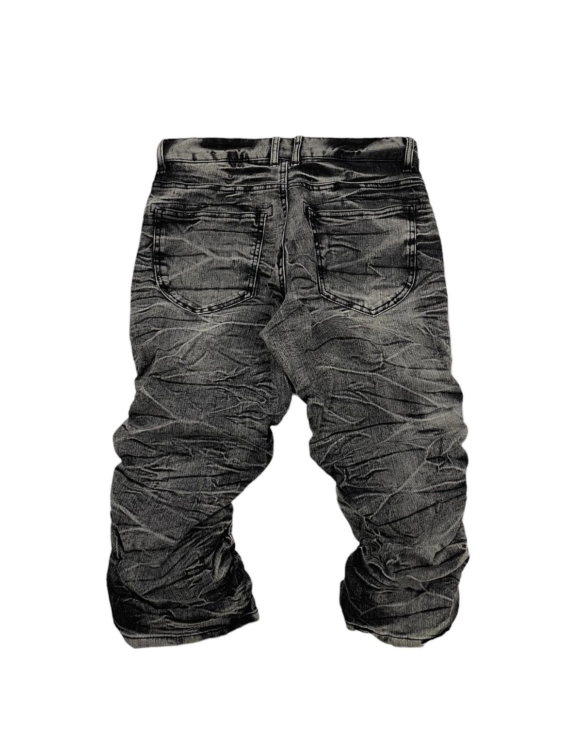 In The Attic Semantic Design Japan Twisted 3Q Punk Jeans Size US 30 / EU 46 - 3 Thumbnail
