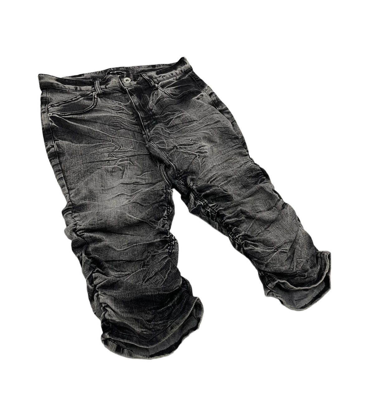 In The Attic Semantic Design Japan Twisted 3Q Punk Jeans Size US 30 / EU 46 - 1 Thumbnail