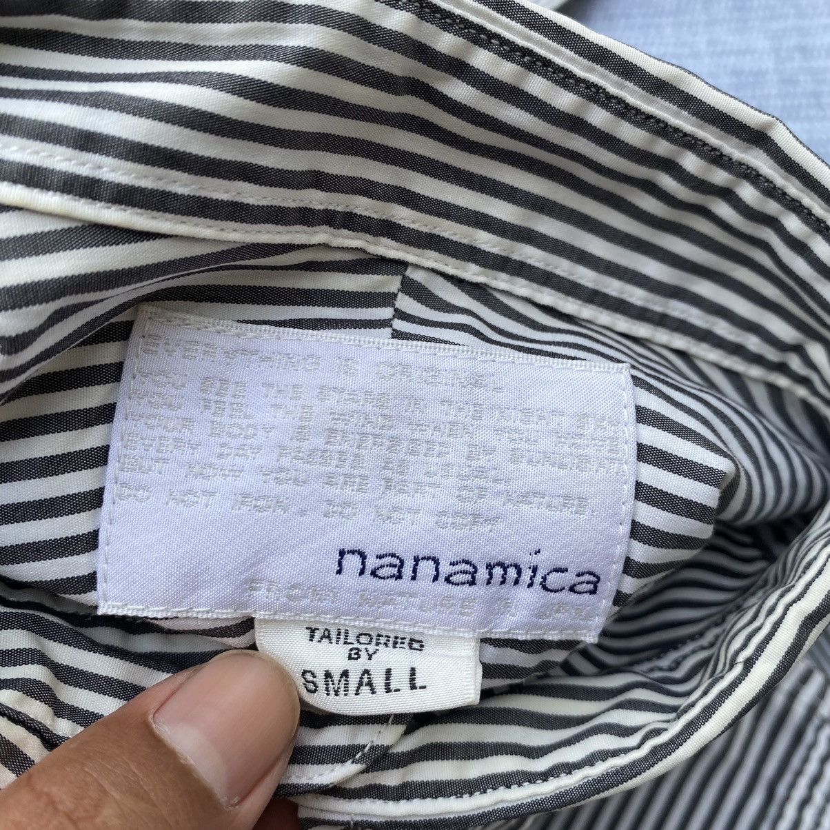 Nanamica striped shirt Size US S / EU 44-46 / 1 - 10 Thumbnail