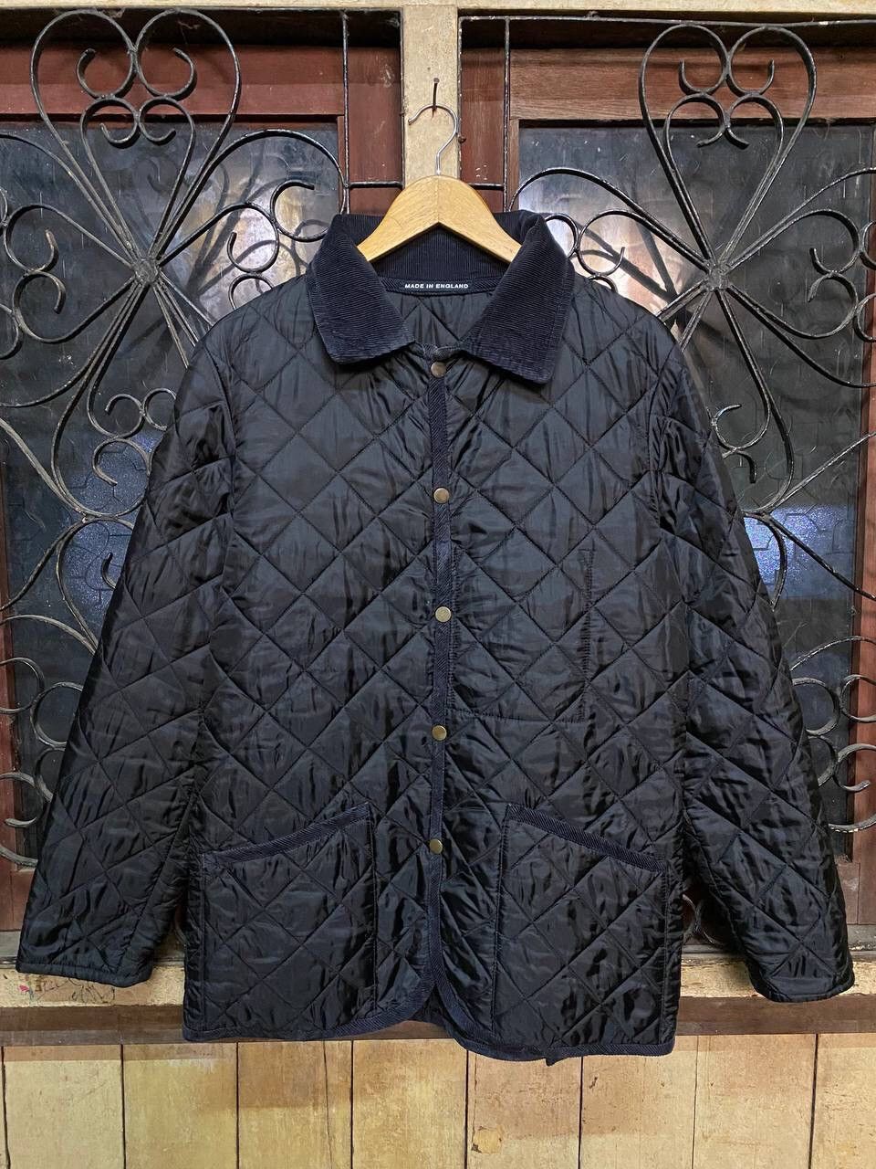 United Arrows VINTAGE UNITED ARROWS QUILTED JACKET MADE IN ENGLAND Size US L / EU 52-54 / 3 - 2 Thumbnail