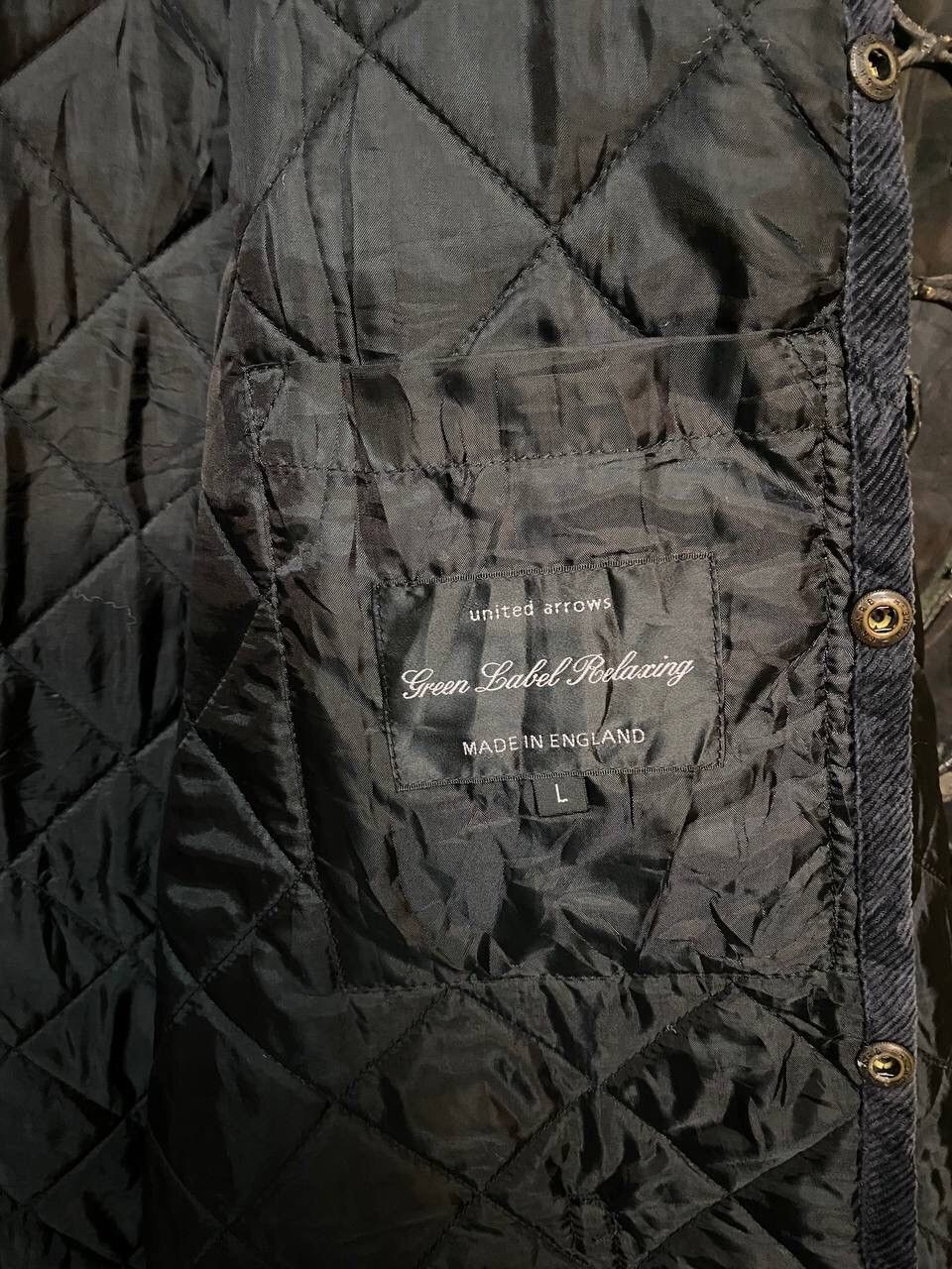 United Arrows VINTAGE UNITED ARROWS QUILTED JACKET MADE IN ENGLAND Size US L / EU 52-54 / 3 - 11 Thumbnail