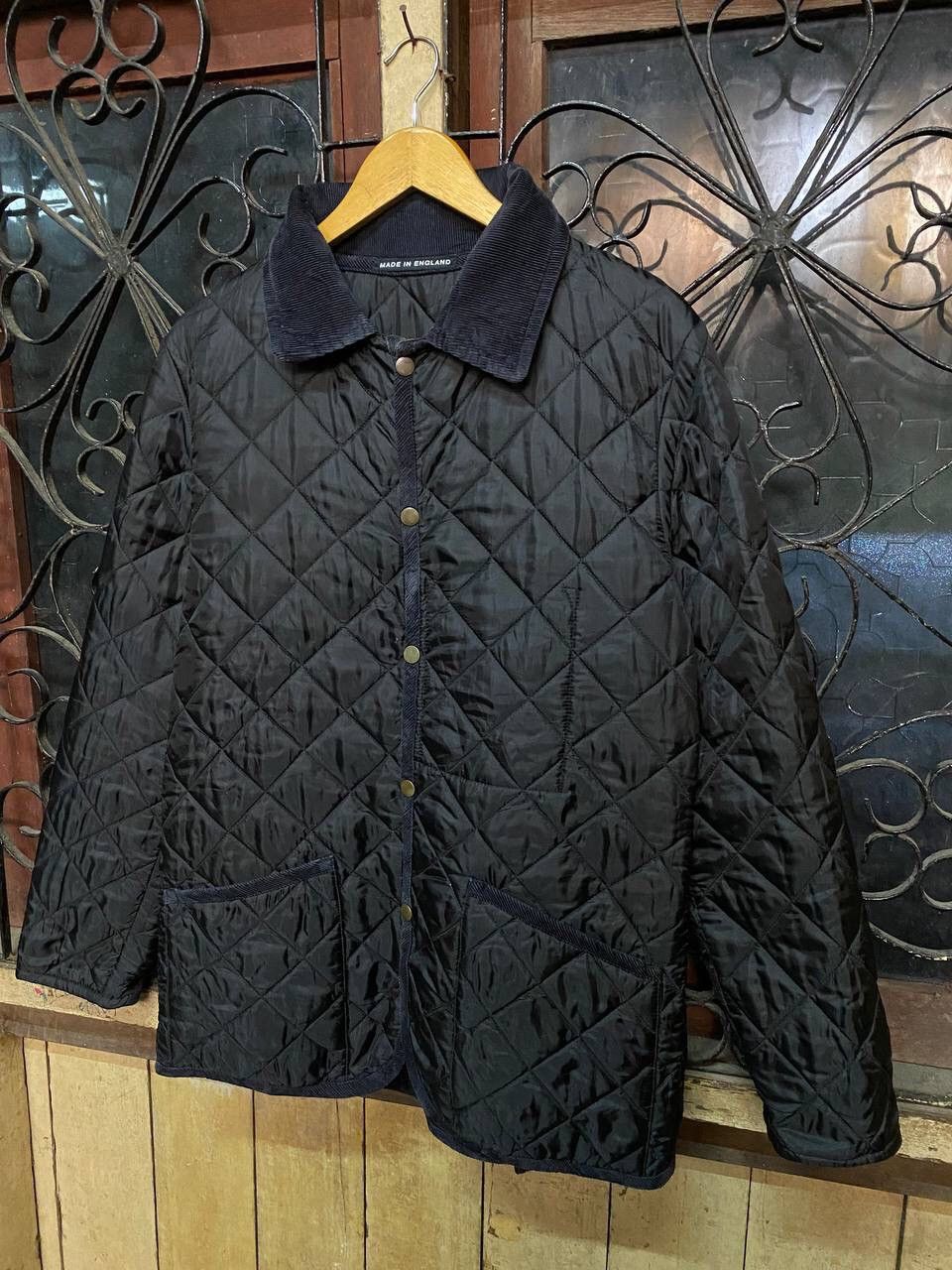 United Arrows VINTAGE UNITED ARROWS QUILTED JACKET MADE IN ENGLAND Size US L / EU 52-54 / 3 - 4 Thumbnail