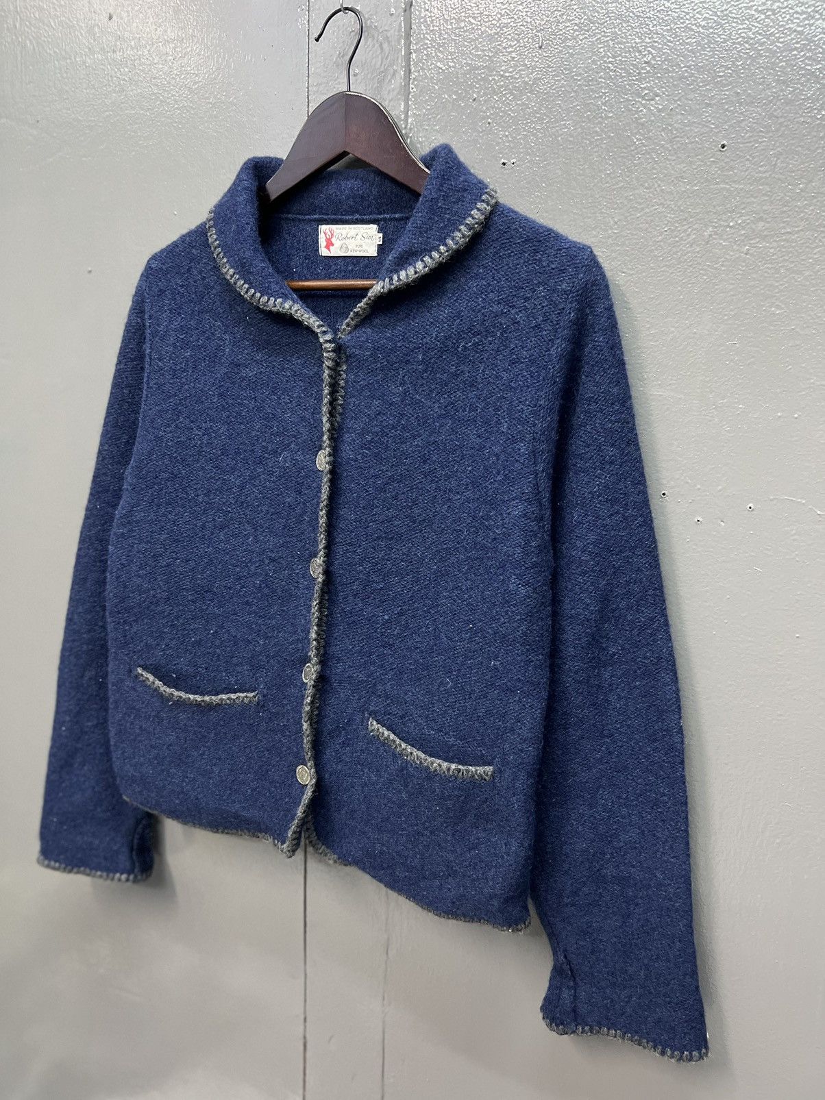 Vintage VINTAGE🔥 ROBERT SIM PURE NEW WOOL JACKET Size US M / EU 48-50 / 2 - 3 Thumbnail