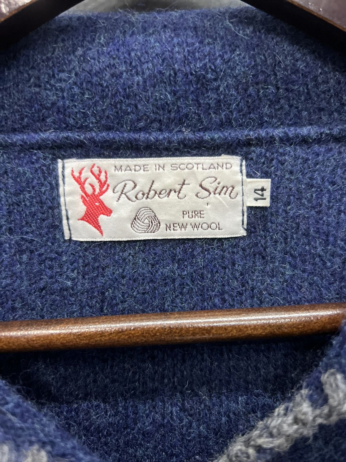 Vintage VINTAGE🔥 ROBERT SIM PURE NEW WOOL JACKET Size US M / EU 48-50 / 2 - 4 Thumbnail