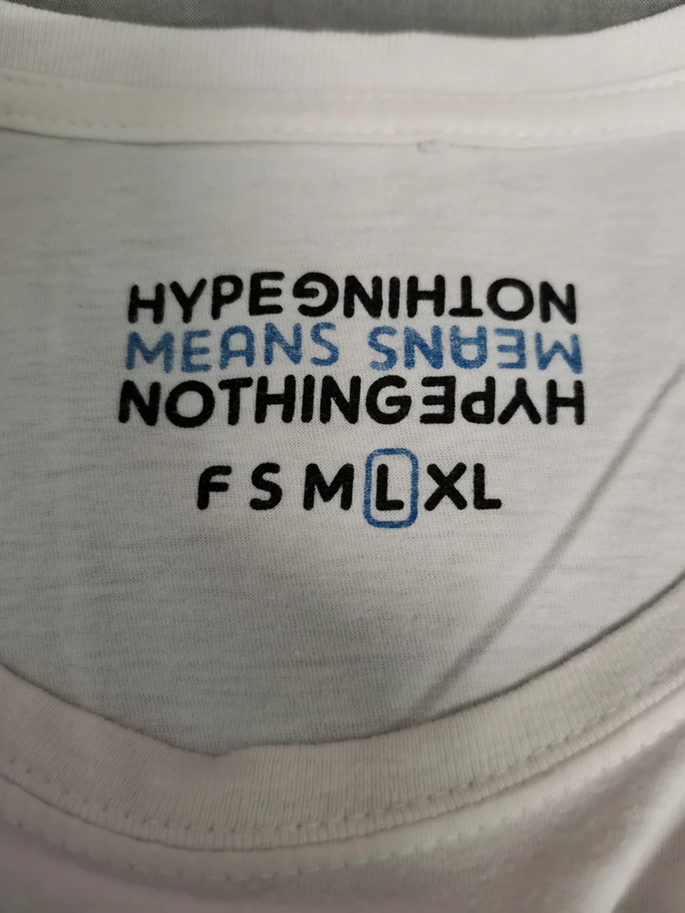 Hypebeast Hype Means Nothing Will Smith Tee Kanye West Rare Designer Size US L / EU 52-54 / 3 - 3 Thumbnail