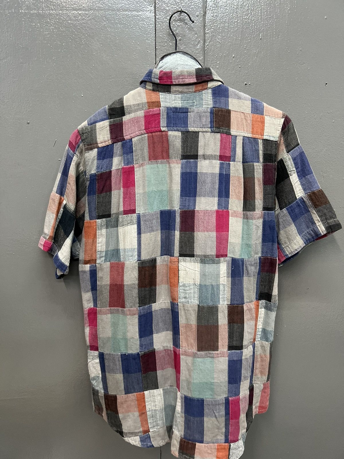 DELUXE VINTAGE DELUXE PATCHWORK BUTTON UP SHIRT SHORTSLEEVE Size US M / EU 48-50 / 2 - 6 Thumbnail