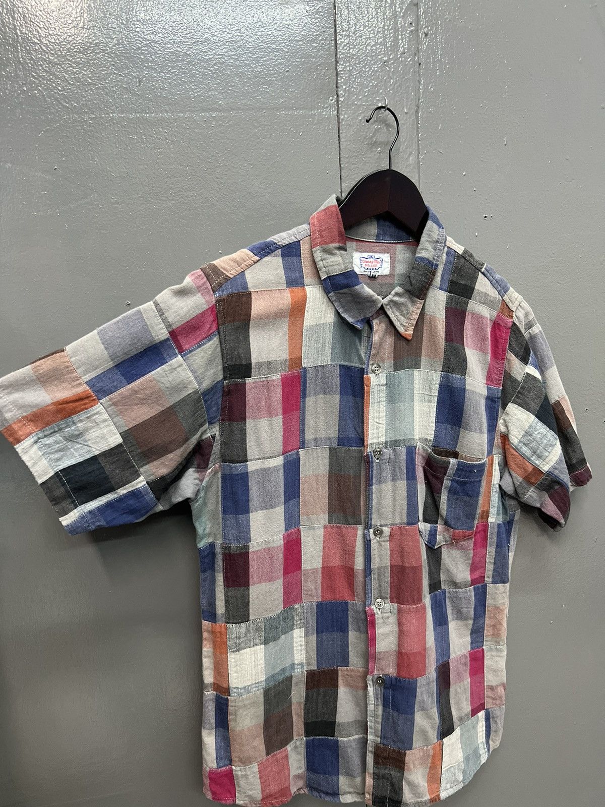DELUXE VINTAGE DELUXE PATCHWORK BUTTON UP SHIRT SHORTSLEEVE Size US M / EU 48-50 / 2 - 5 Thumbnail
