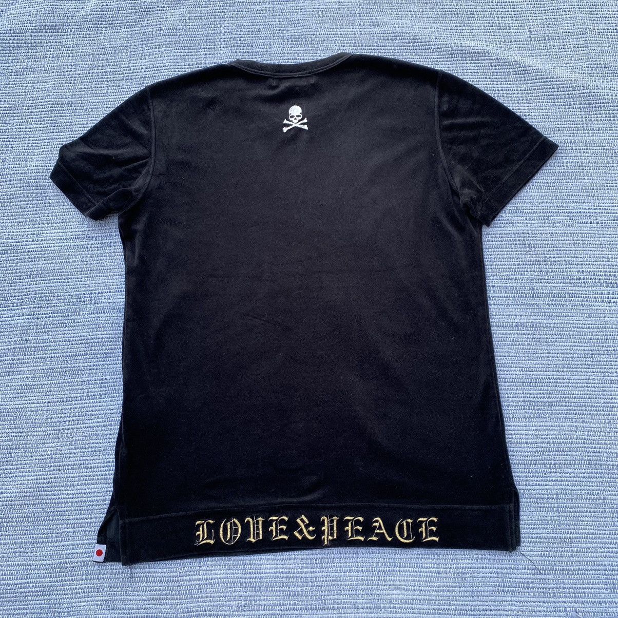 Mastermind Japan velvet tshirt love & peace Size US M / EU 48-50 / 2 - 7 Thumbnail
