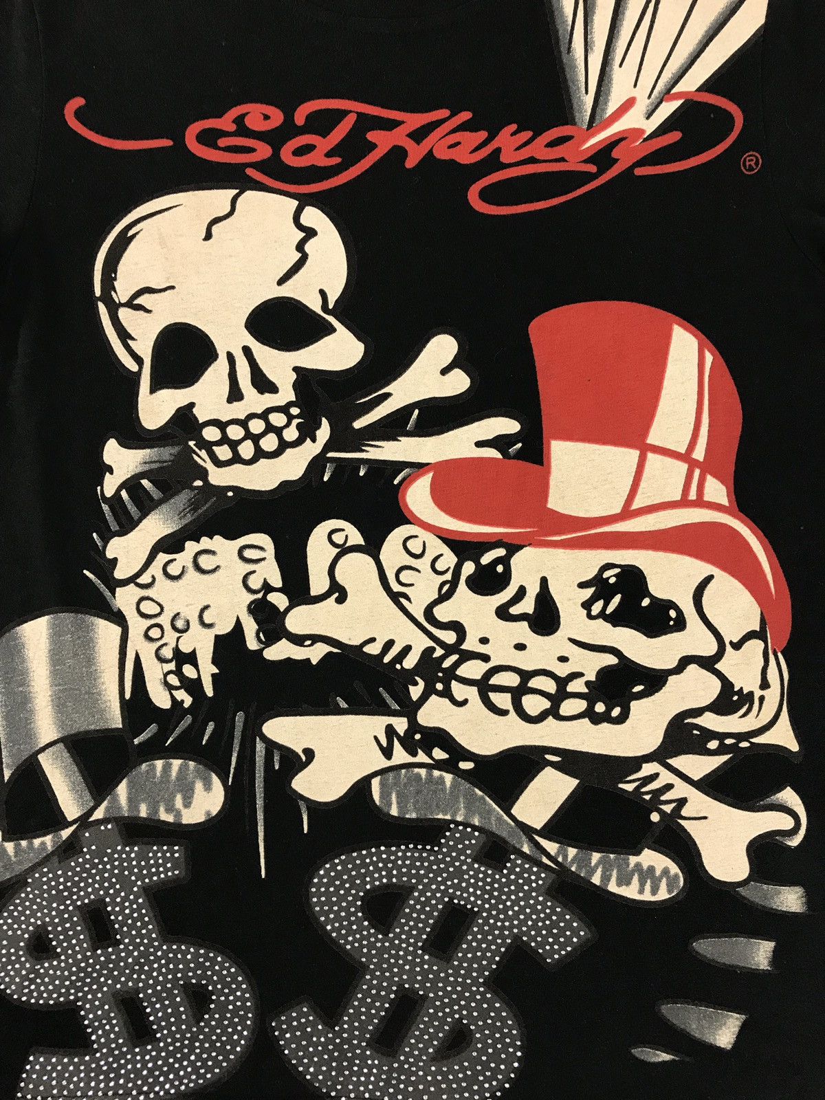 Ed Hardy Ed Hardy By Christian Audigier Big Logo The Skull Tee Size US S / EU 44-46 / 1 - 3 Thumbnail