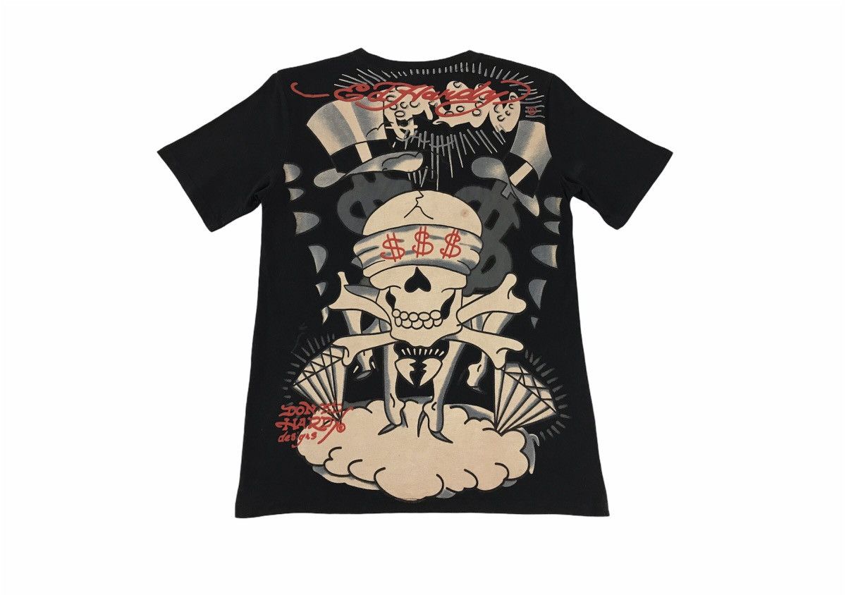 Ed Hardy Ed Hardy By Christian Audigier Big Logo The Skull Tee Size US S / EU 44-46 / 1 - 2 Thumbnail