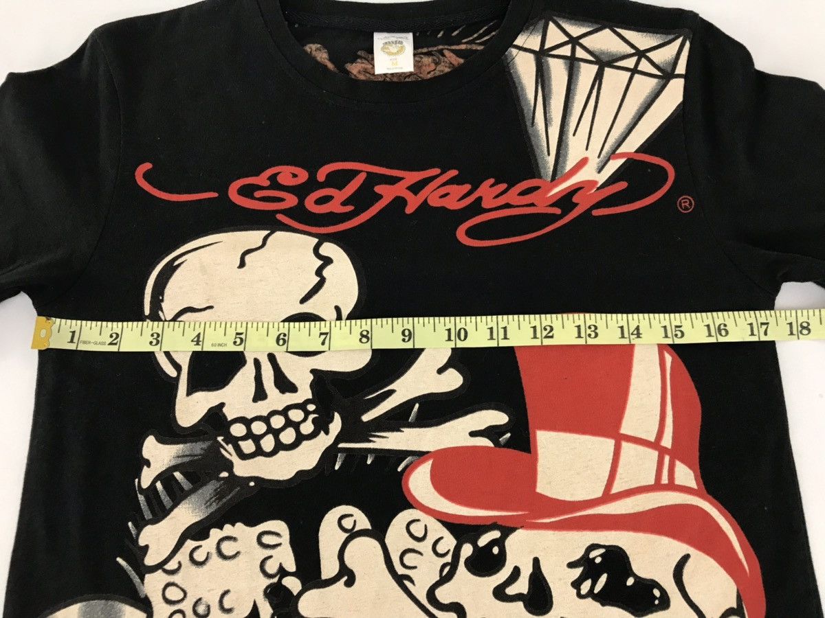 Ed Hardy Ed Hardy By Christian Audigier Big Logo The Skull Tee Size US S / EU 44-46 / 1 - 7 Thumbnail