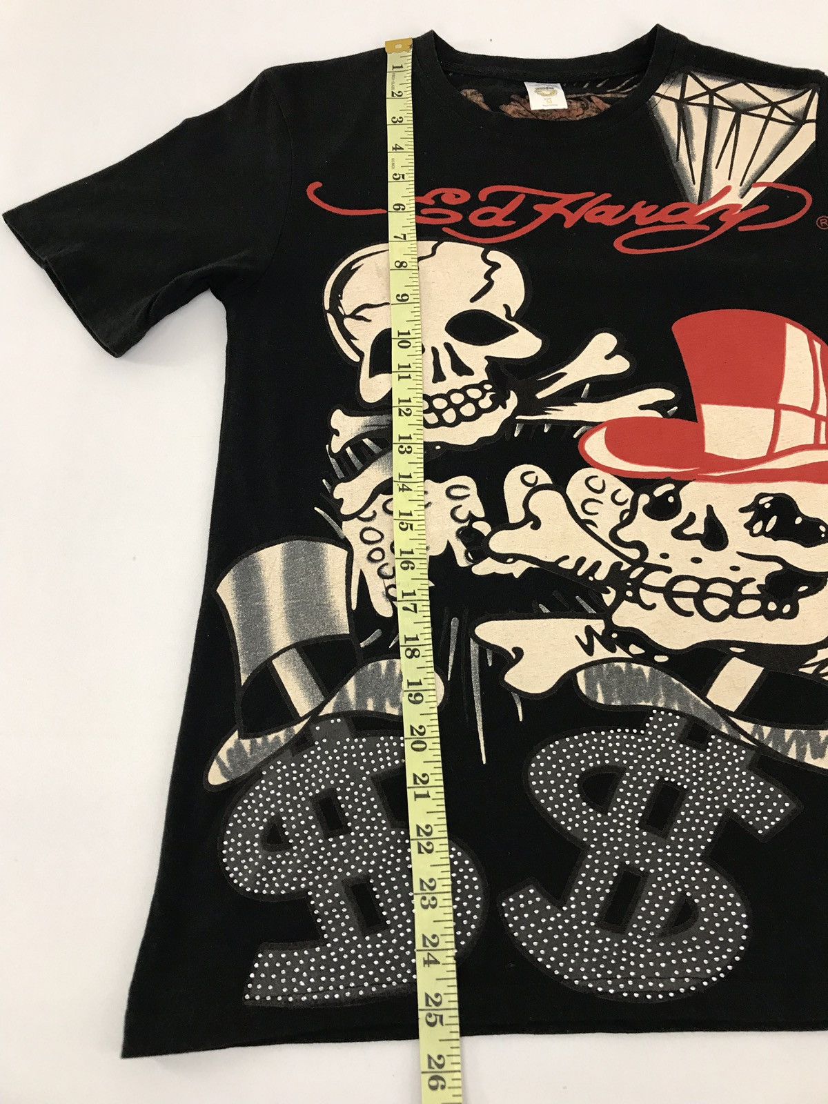 Ed Hardy Ed Hardy By Christian Audigier Big Logo The Skull Tee Size US S / EU 44-46 / 1 - 8 Thumbnail
