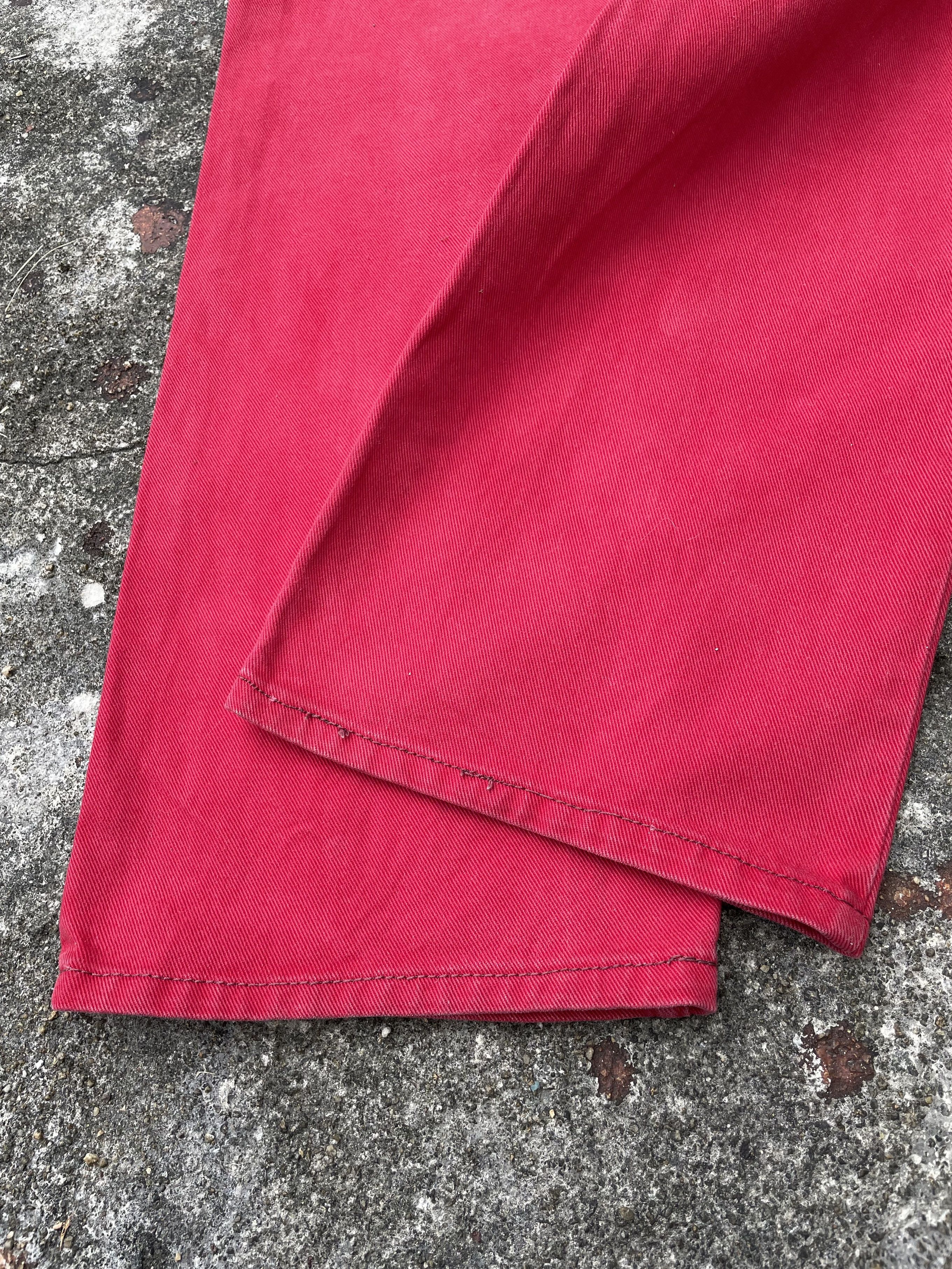 Levi's × Vintage Bleach Faded Red Levi's 517 Bootcut Jeans Size US 30 / EU 46 - 10 Thumbnail