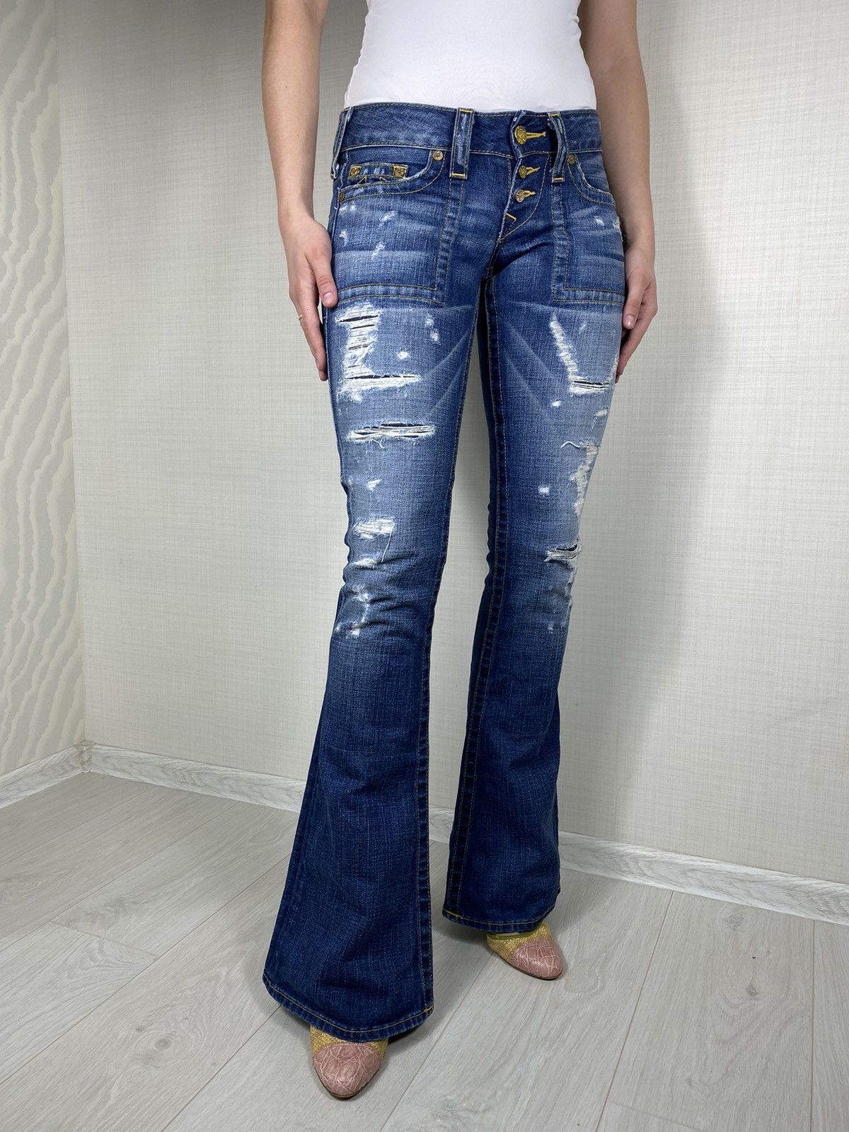 True Religion × Vintage True Religion Denim Jeans Denim Flared
