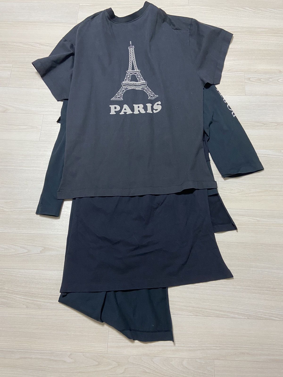 Vetements S Vetements PARIS Layered oversized long sleeve shirt dress Size US S / EU 44-46 / 1 - 2 Thumbnail