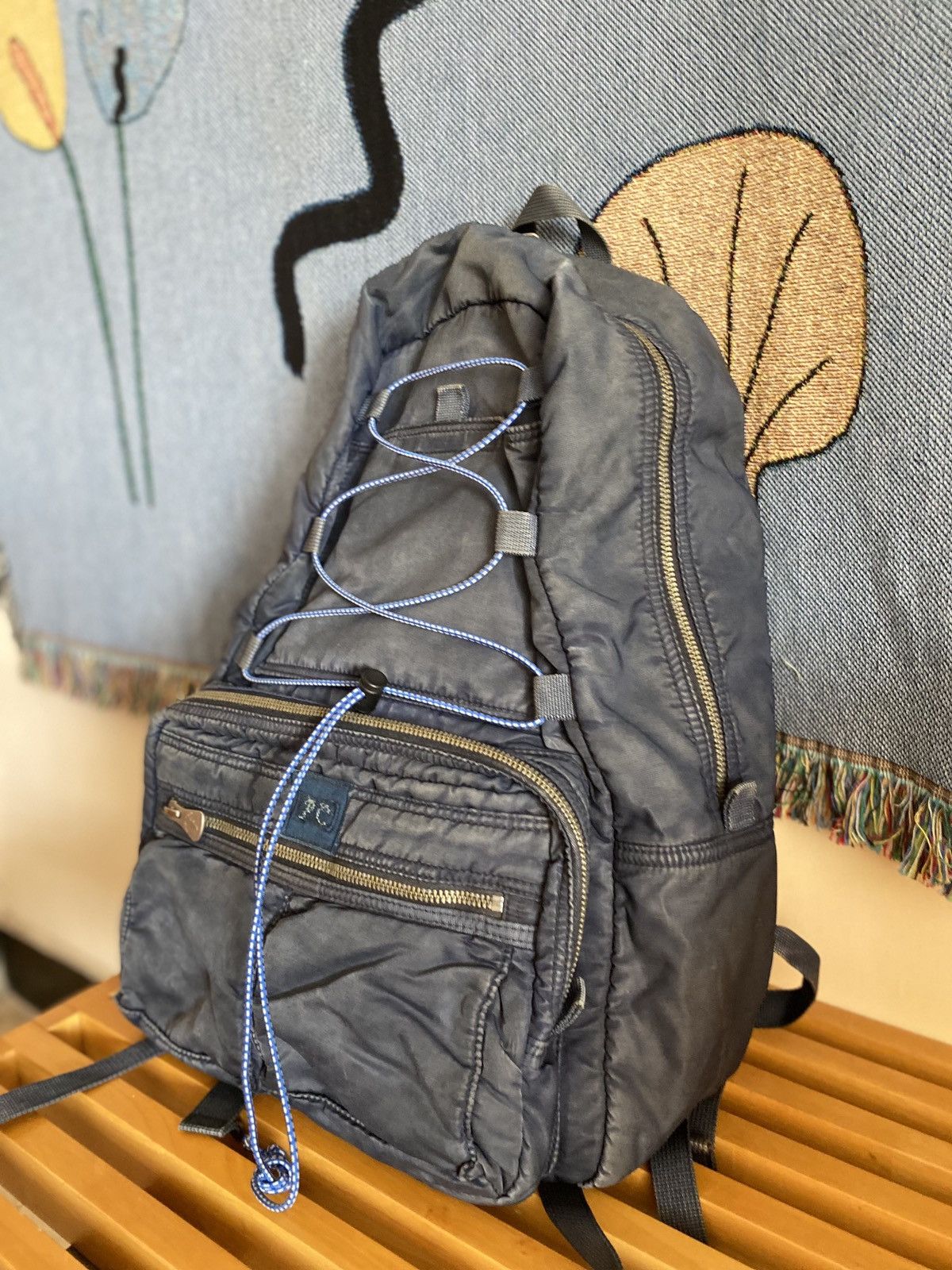 Porter Classic Porter Classic Indigo Super Nylon Daypack Backpack Kapital Size ONE SIZE - 4 Thumbnail