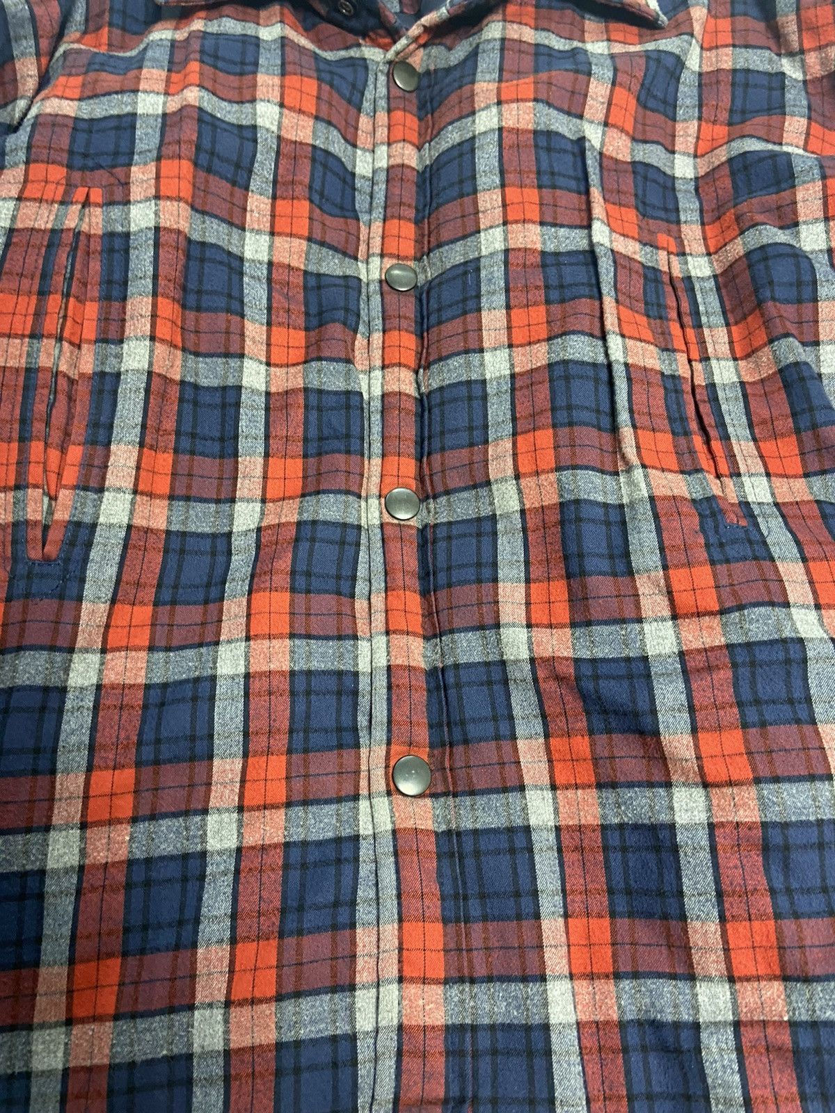 Balenciaga 46 Balenciaga 17FW quilted flannel shirt padded jacket Size US S / EU 44-46 / 1 - 4 Thumbnail