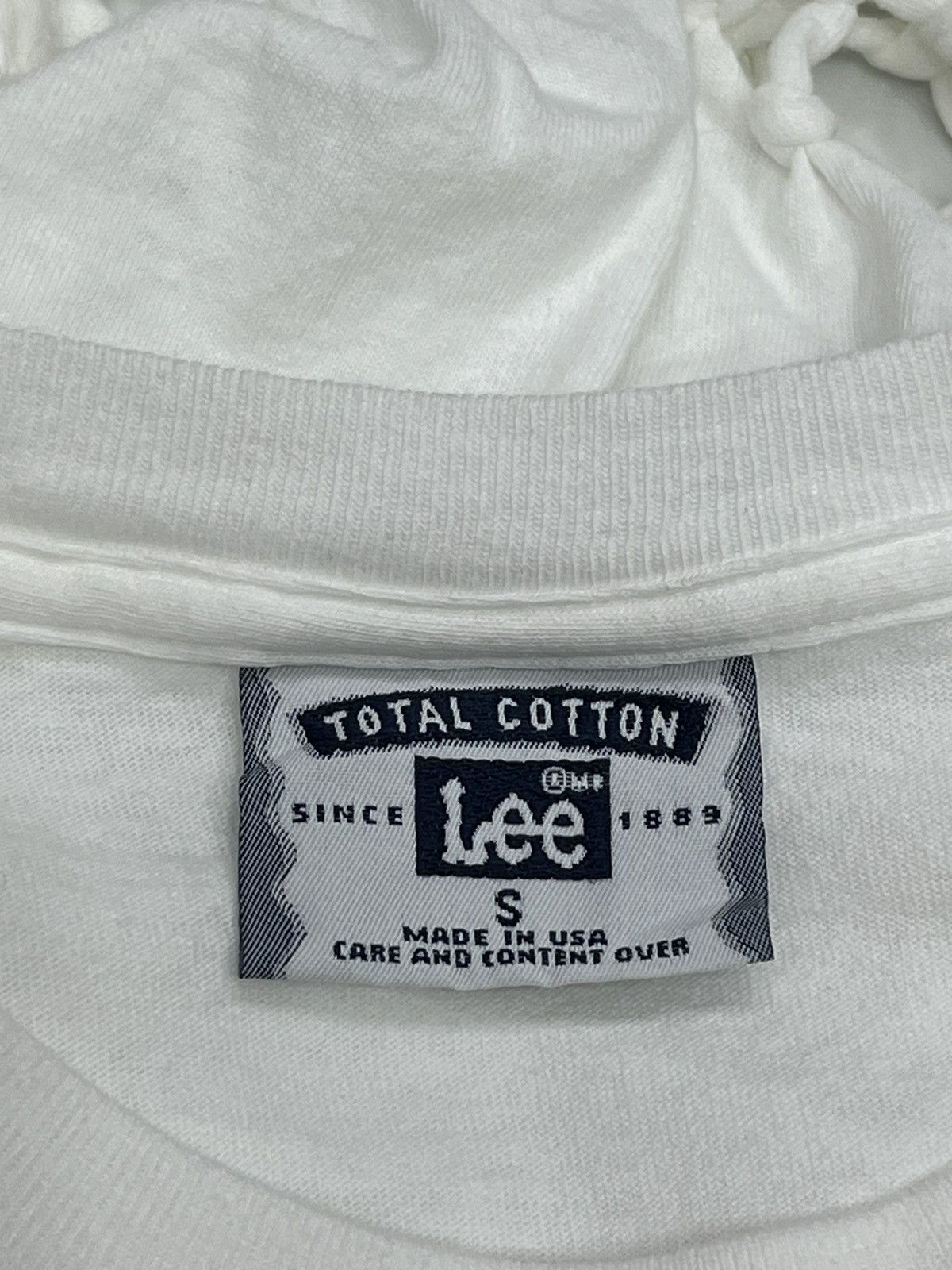 Designer × Lee × Vintage Vintage LEE x DESIGNER Cotton Crop Top Shirt Made IN USA Size S / US 4 / IT 40 - 10 Thumbnail
