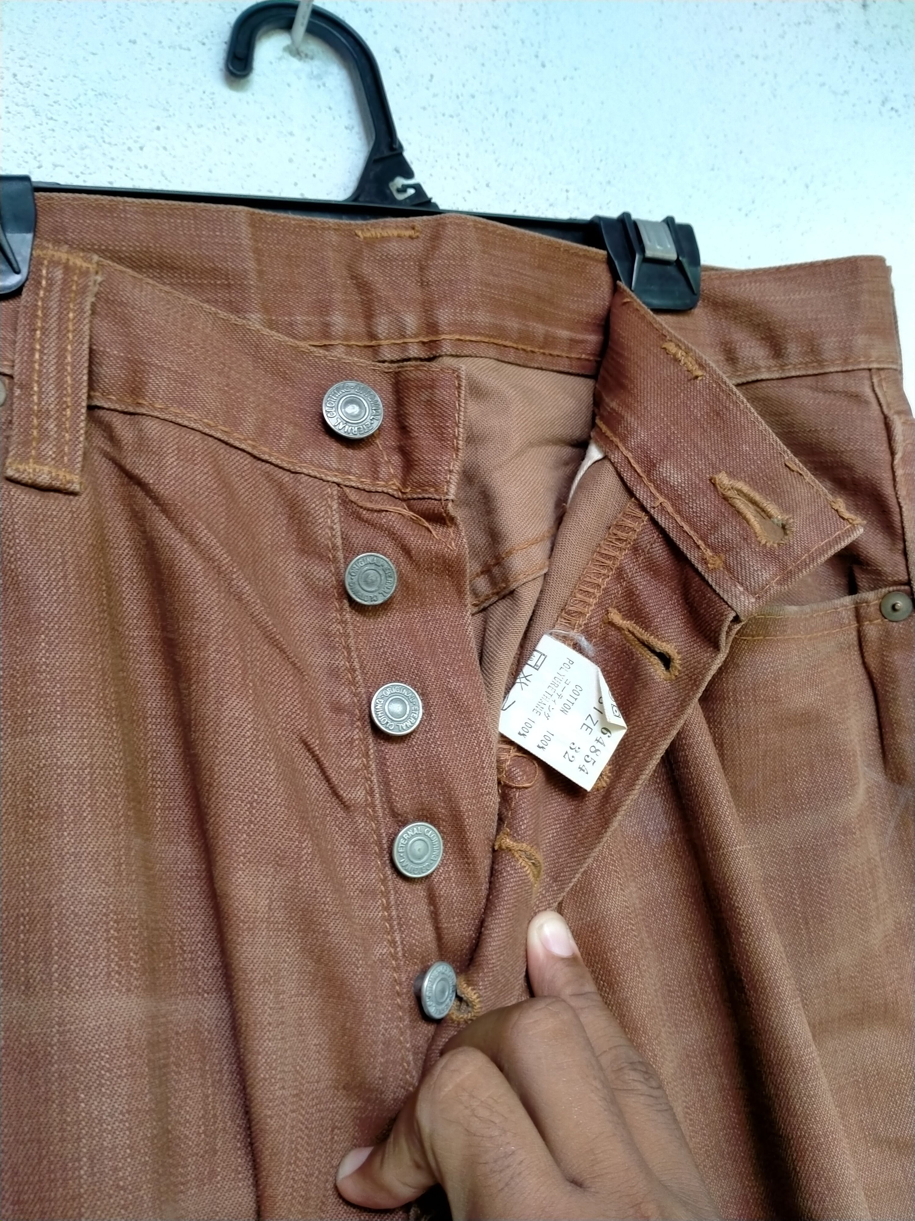 Eternal ETERNAL Washed Denim Pants size 32 Size US 32 / EU 48 - 7 Thumbnail