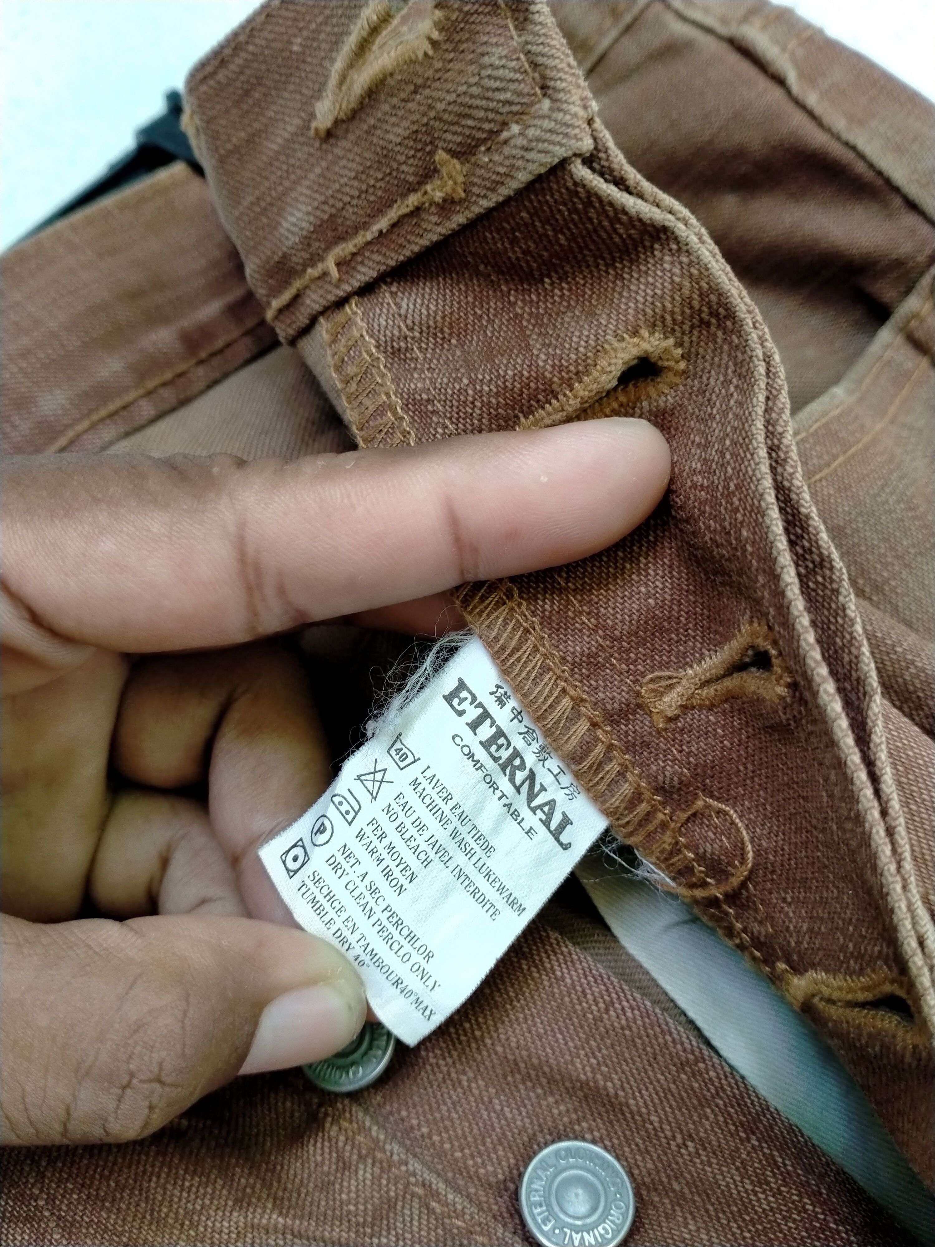 Eternal ETERNAL Washed Denim Pants size 32 Size US 32 / EU 48 - 9 Thumbnail